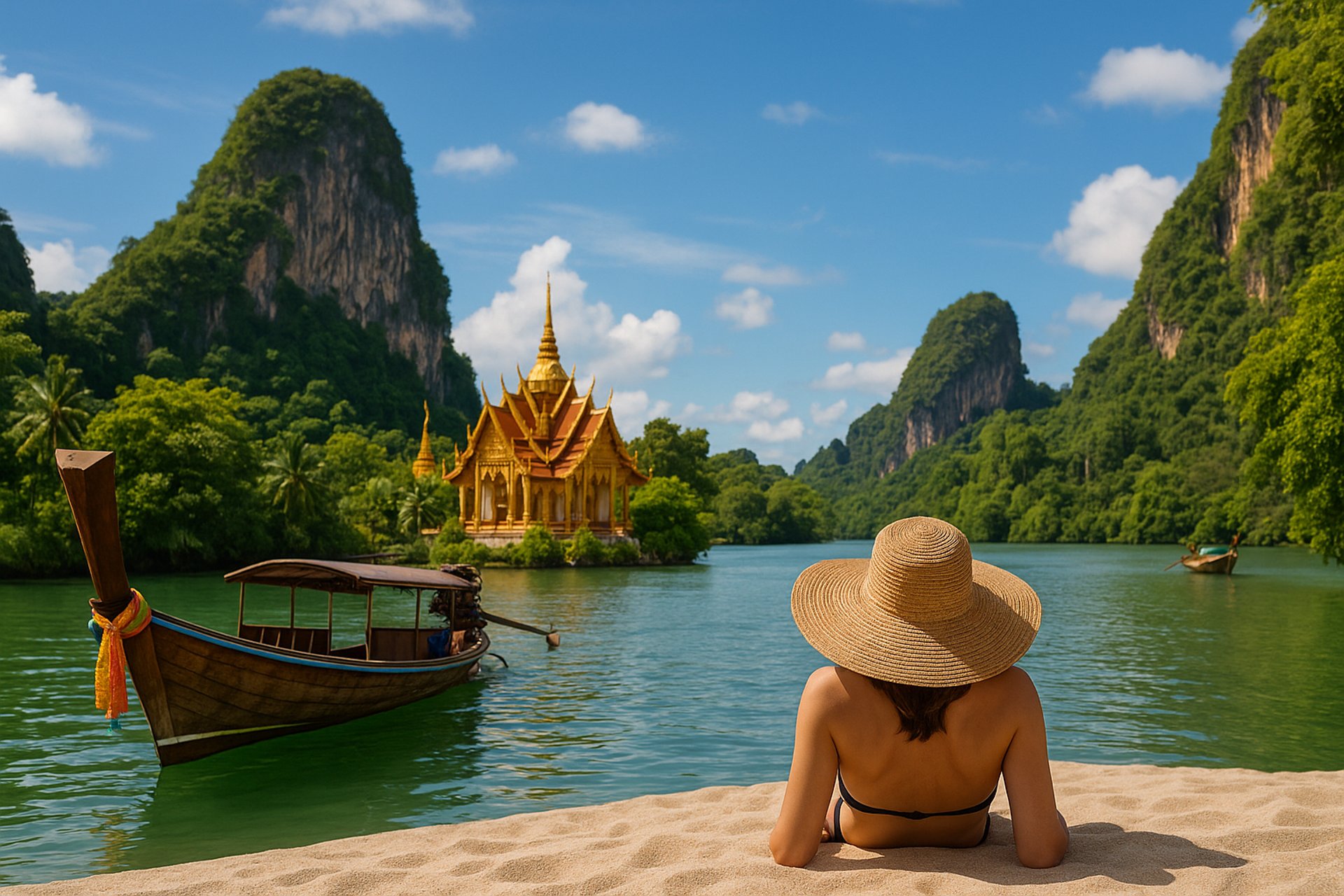 a man sitting on a bean bag on the beach