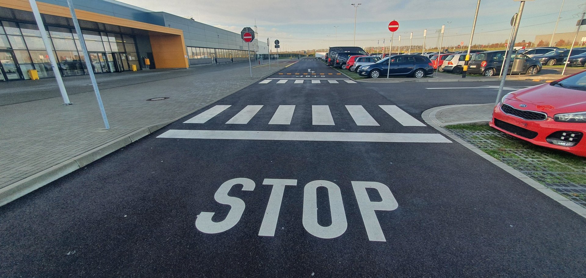 stop markierung