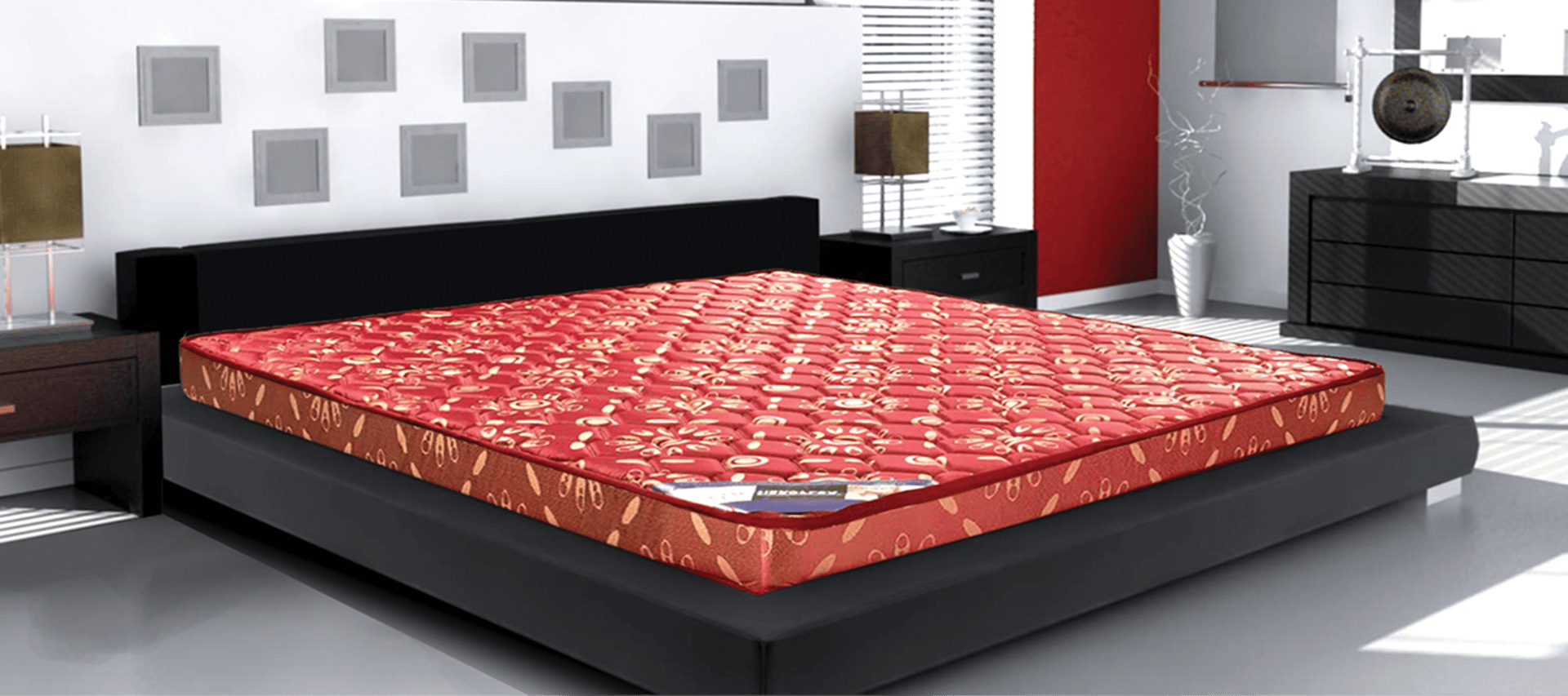 black and white bed linen