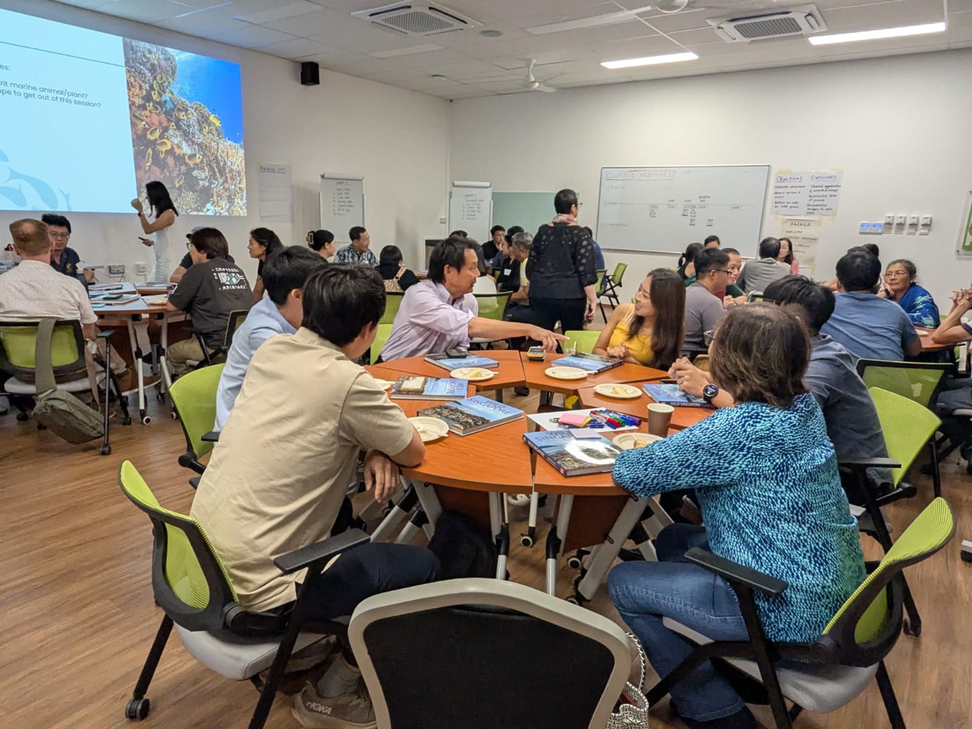 black and brown leather padded tub sofa