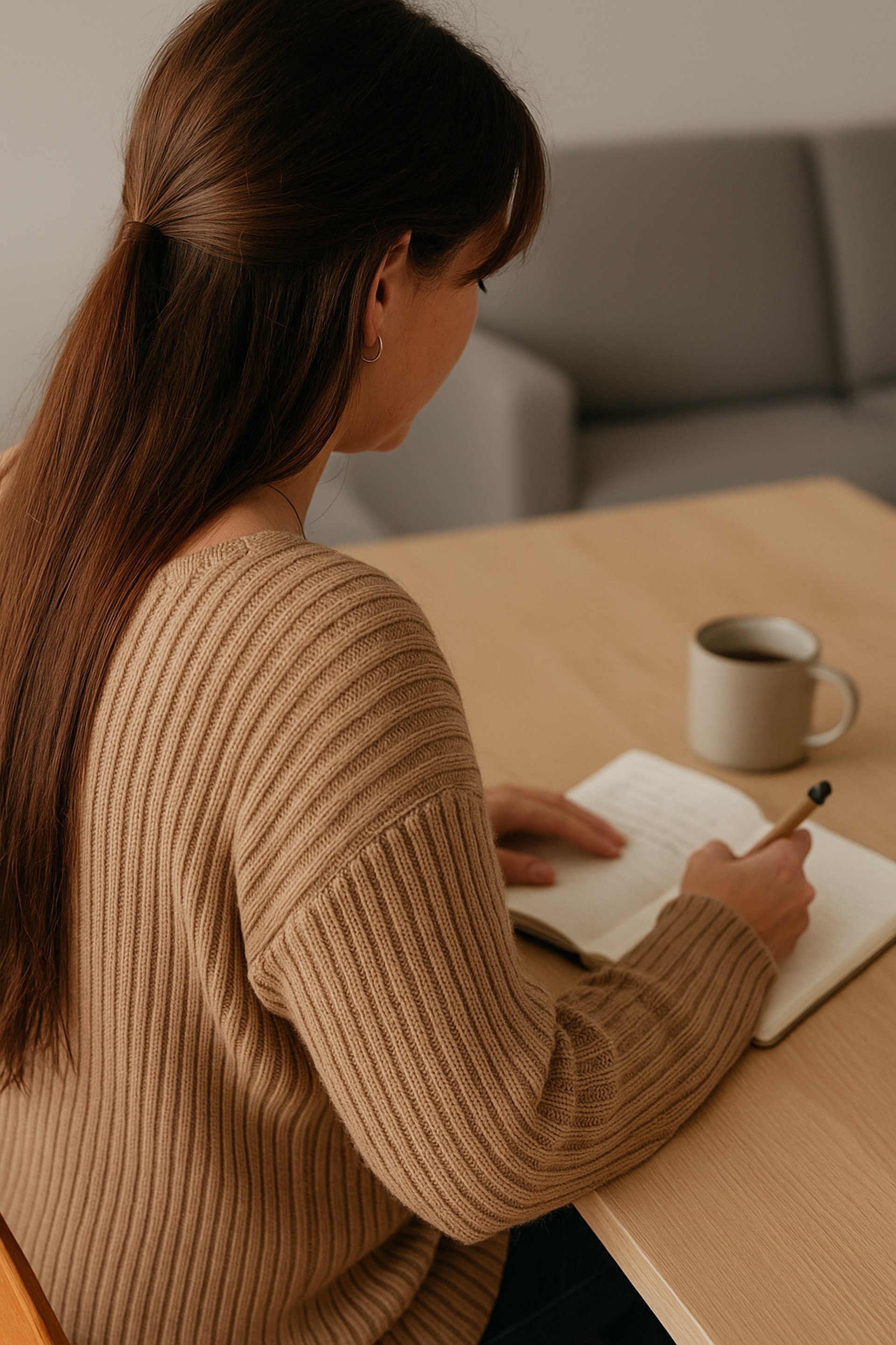 an abstract photo of a curved building with a blue sky in the background