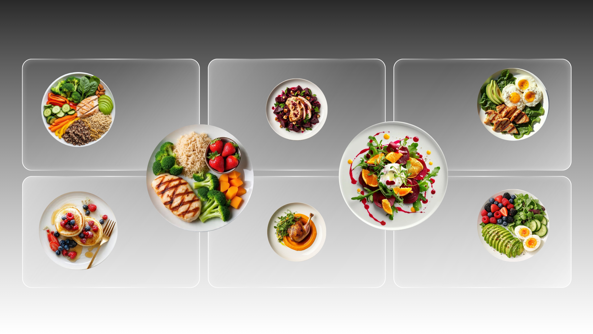 an abstract photo of a curved building with a blue sky in the background