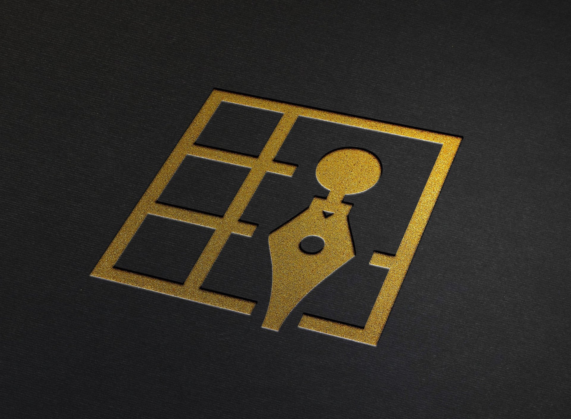 an abstract photo of a curved building with a blue sky in the background