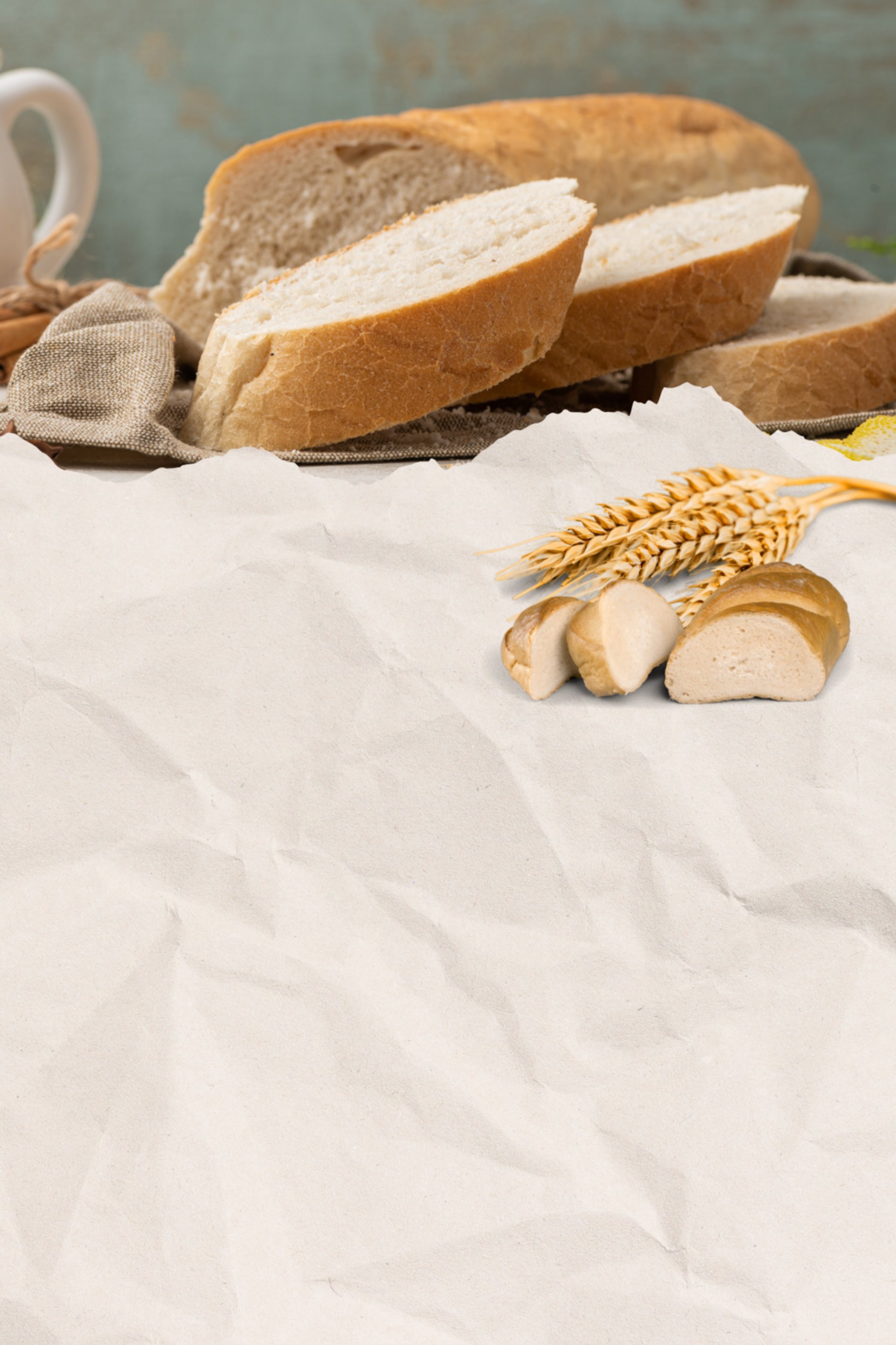 an abstract photo of a curved building with a blue sky in the background