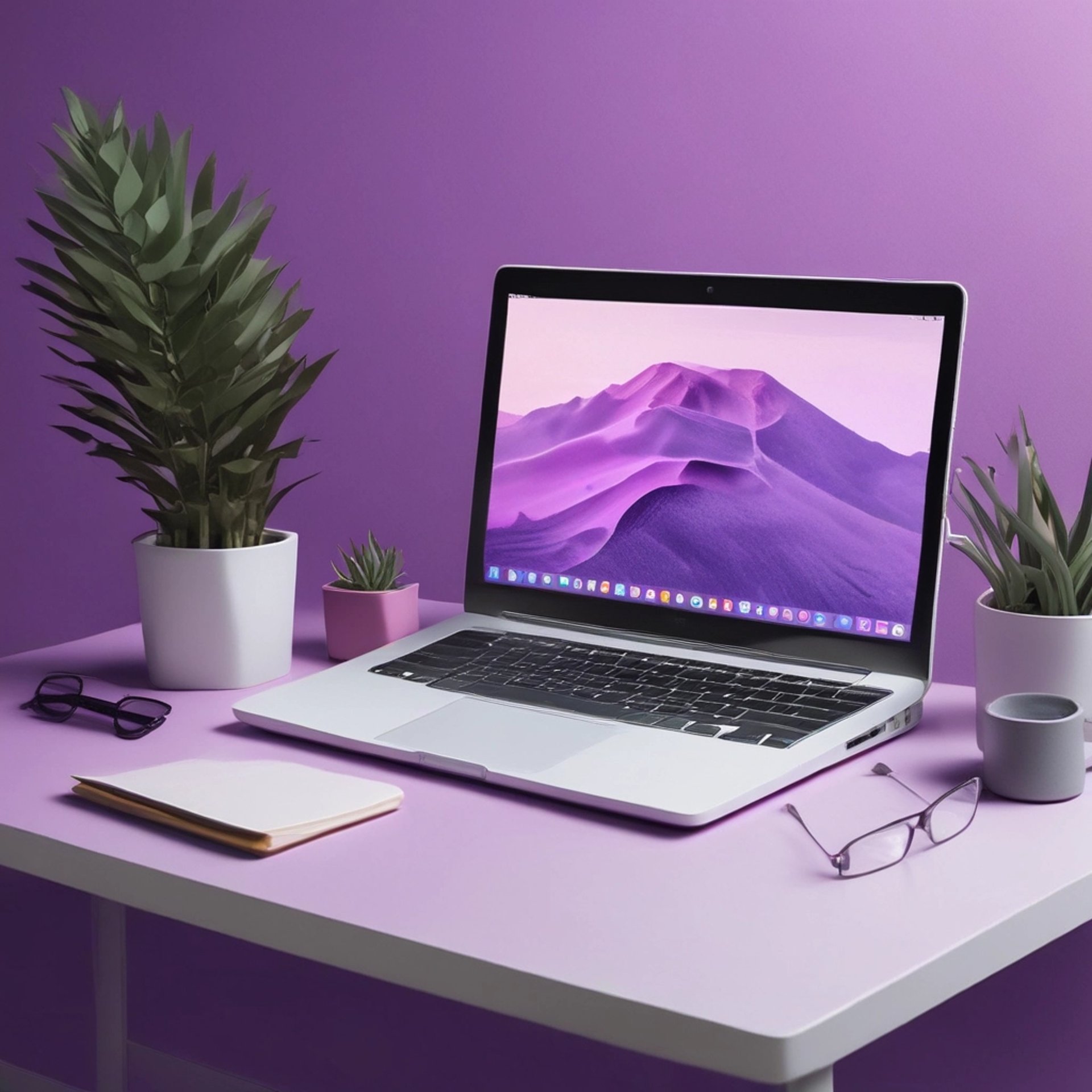 two white Apple Magic Mouse and Keyboard