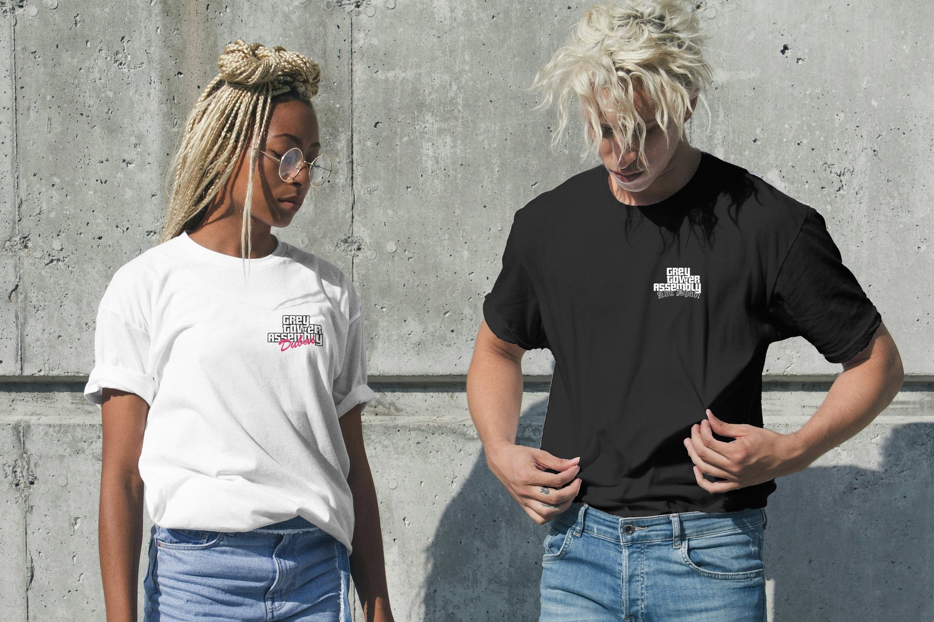 person wearing grey knit sweater