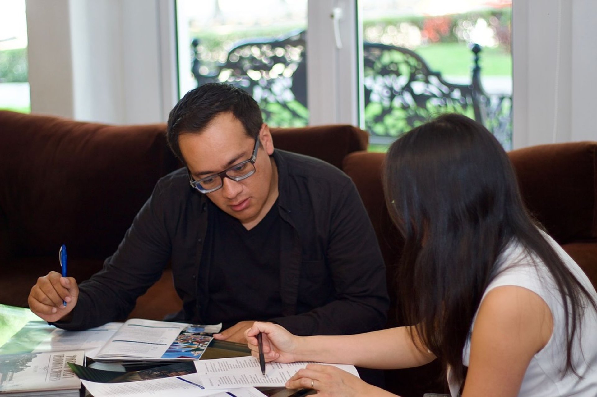 black blue and yellow textile