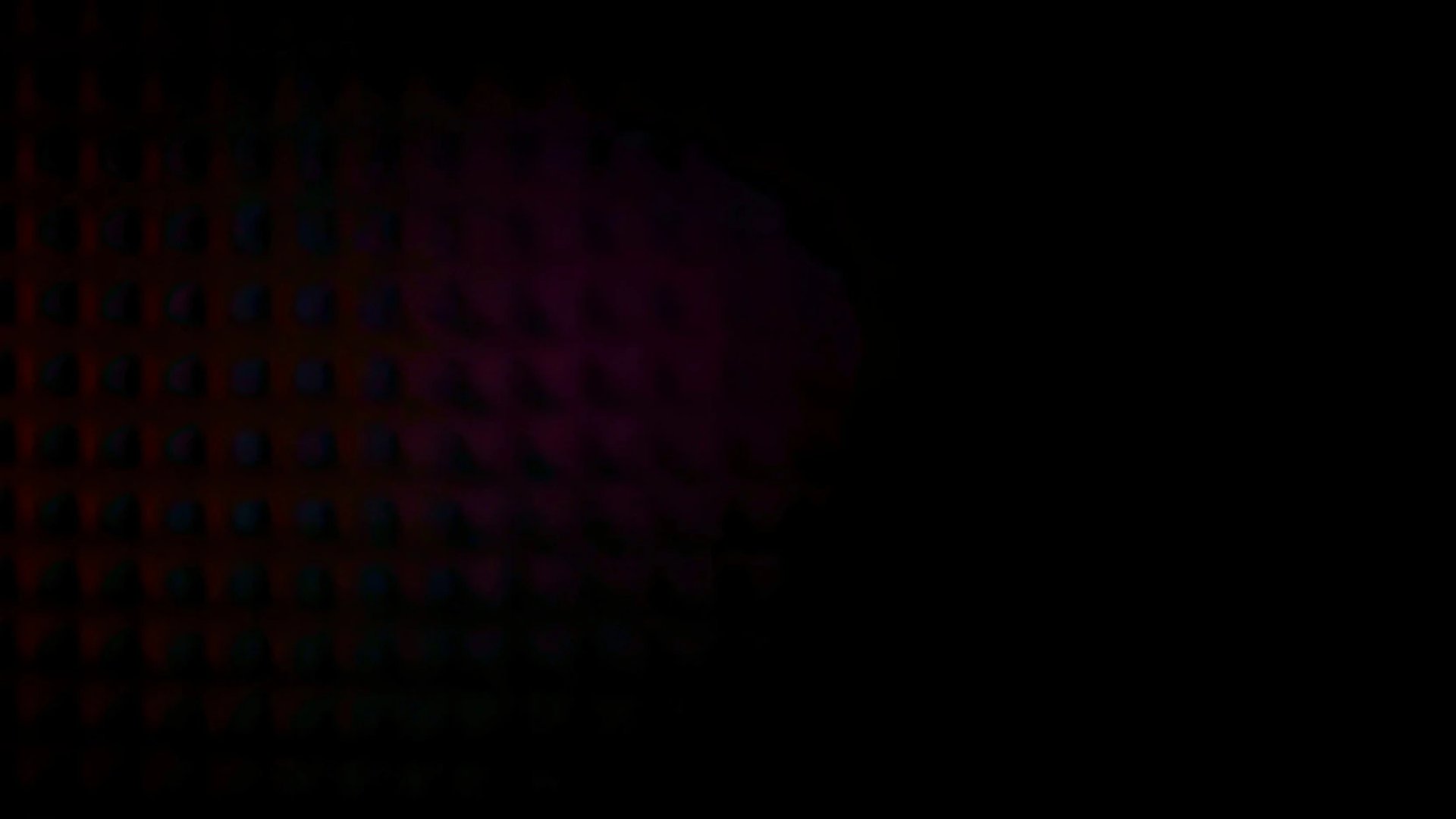 Modern dark gradient background with purple and red lighting used for Miami podcast studio website section.