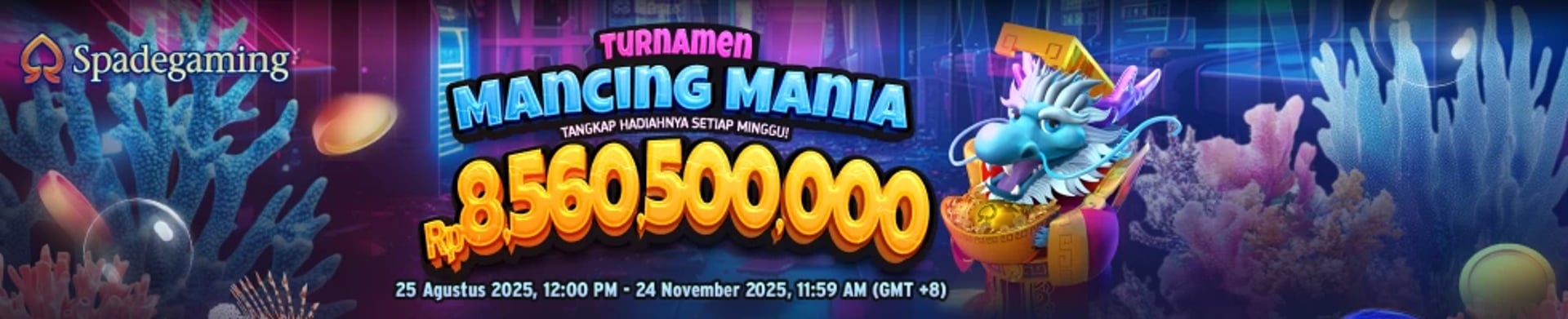 tournamen pancing mania by spadegaming and alfawin77