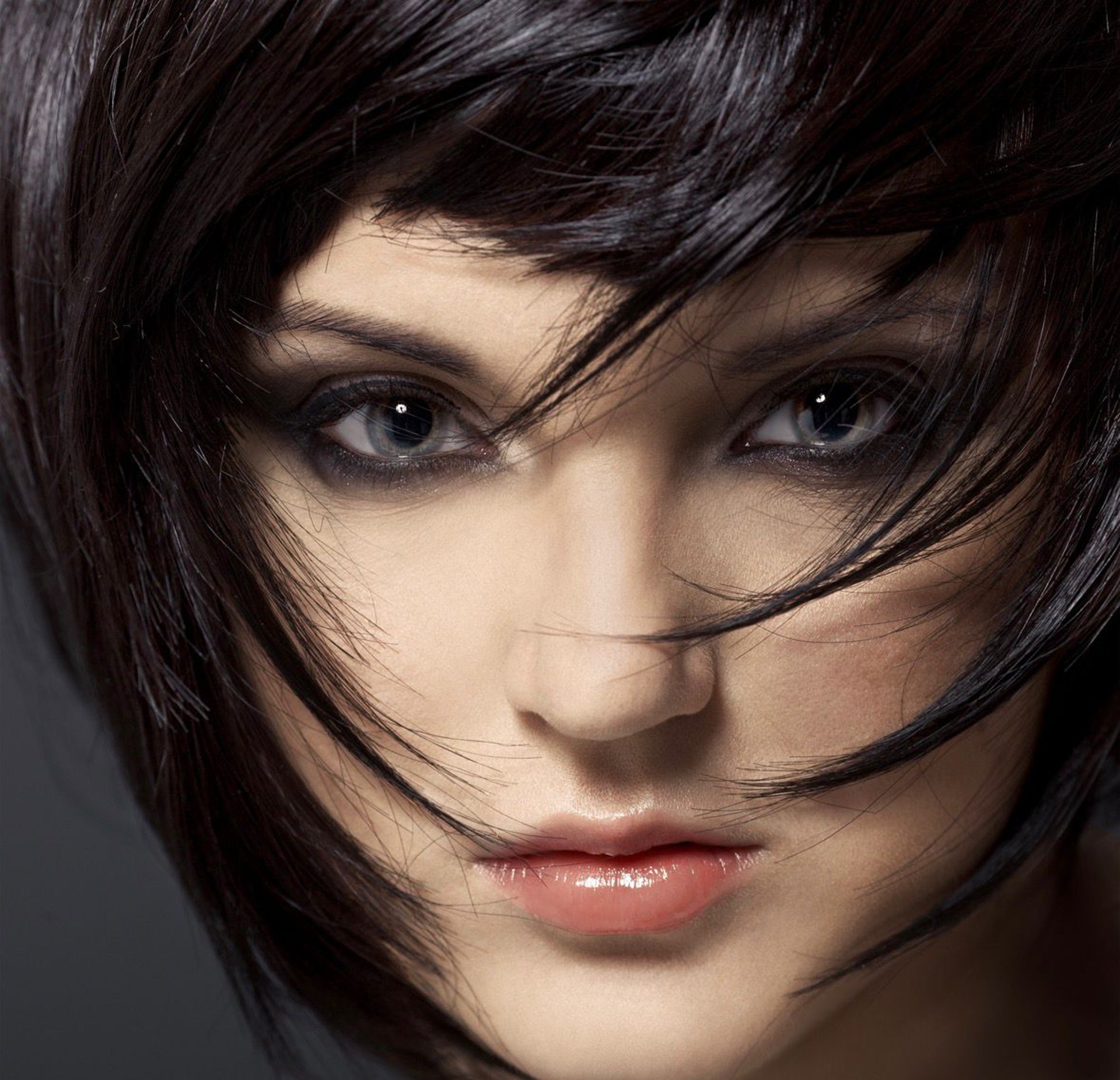 woman with blue eyes