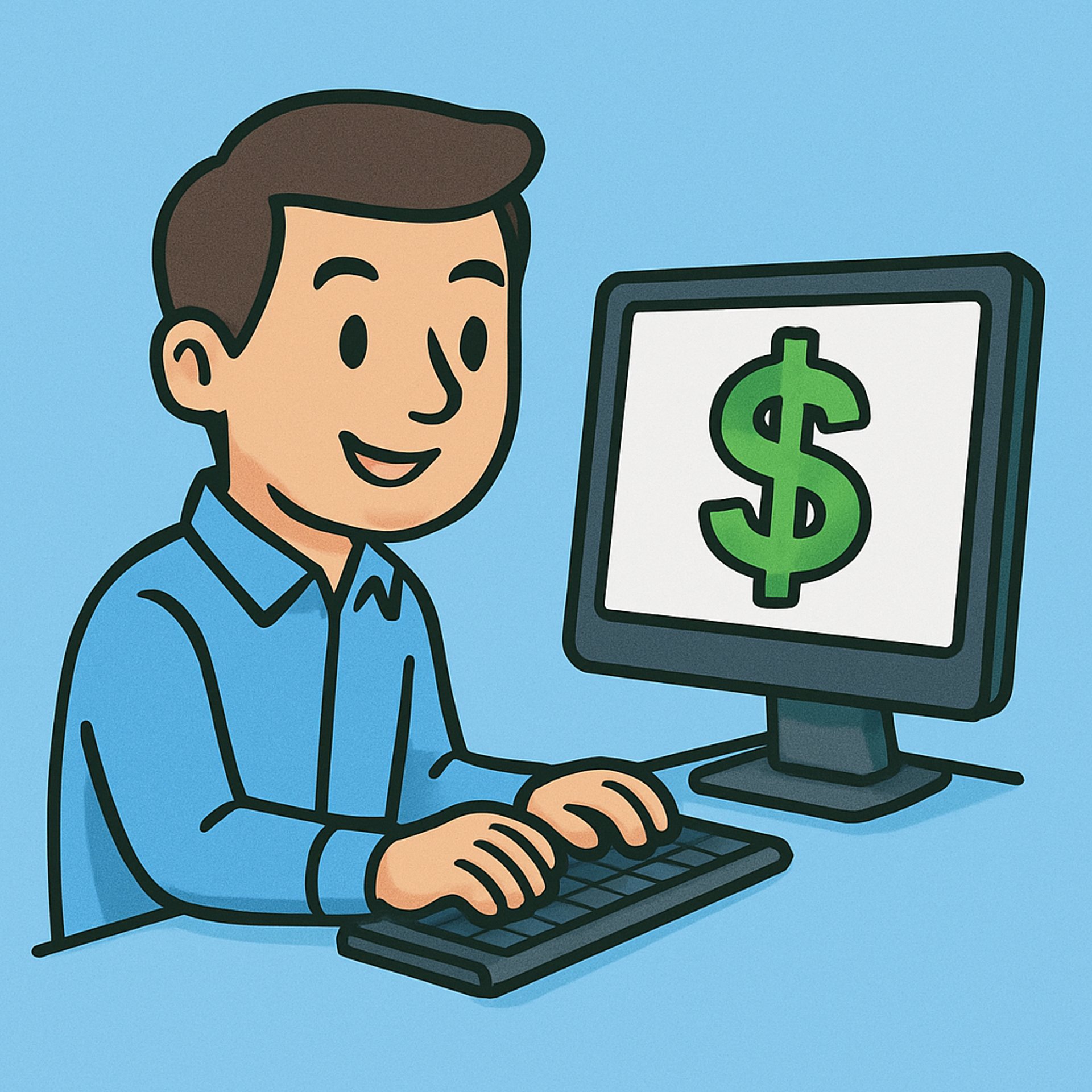 person sitting front of laptop