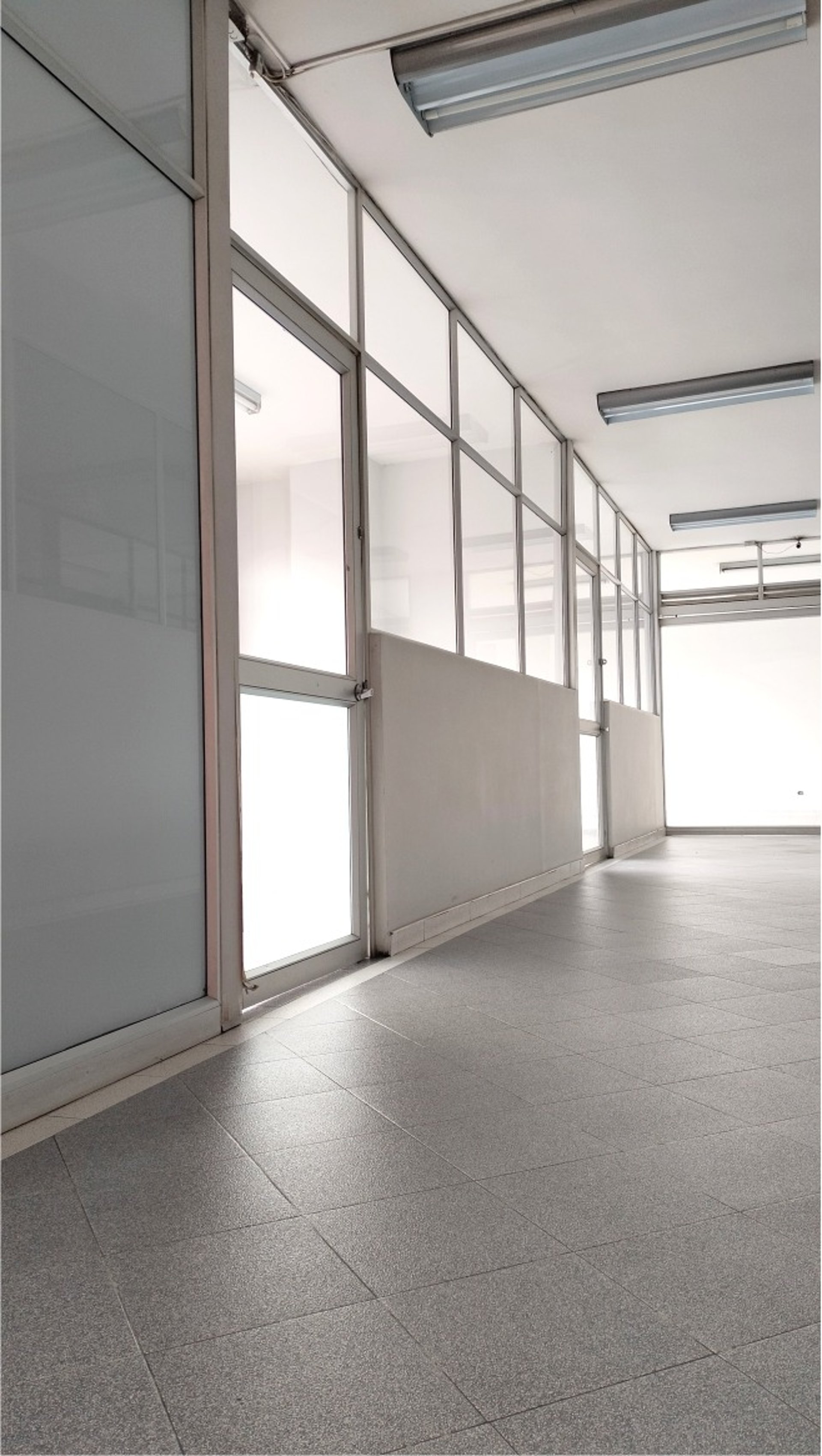 white and yellow train station