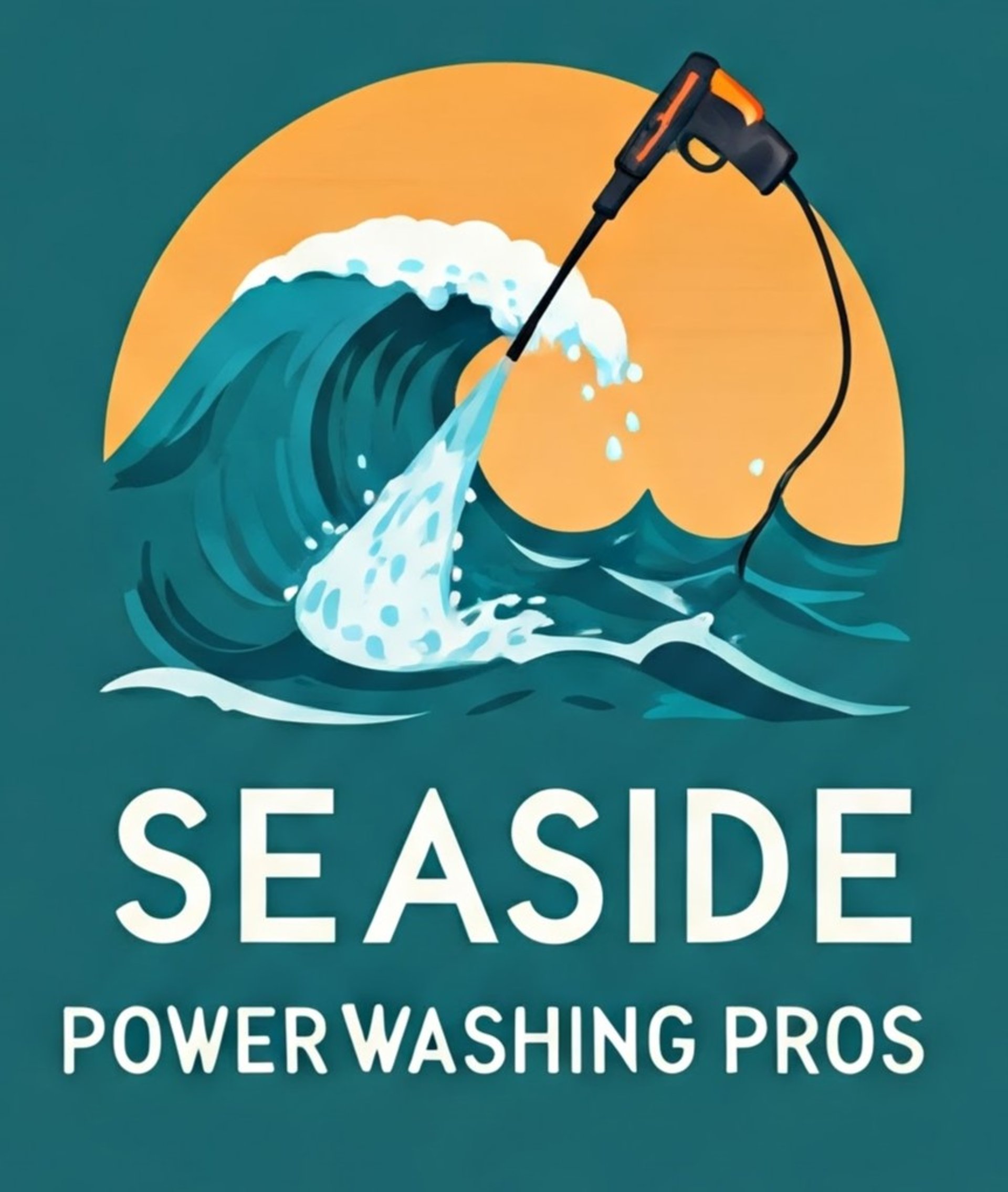 seaside power washing pros logo