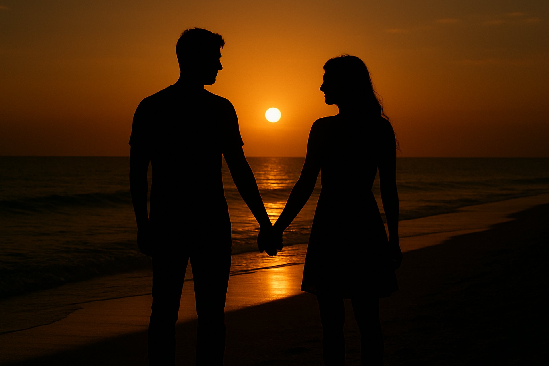 man and woman dancing at center of trees