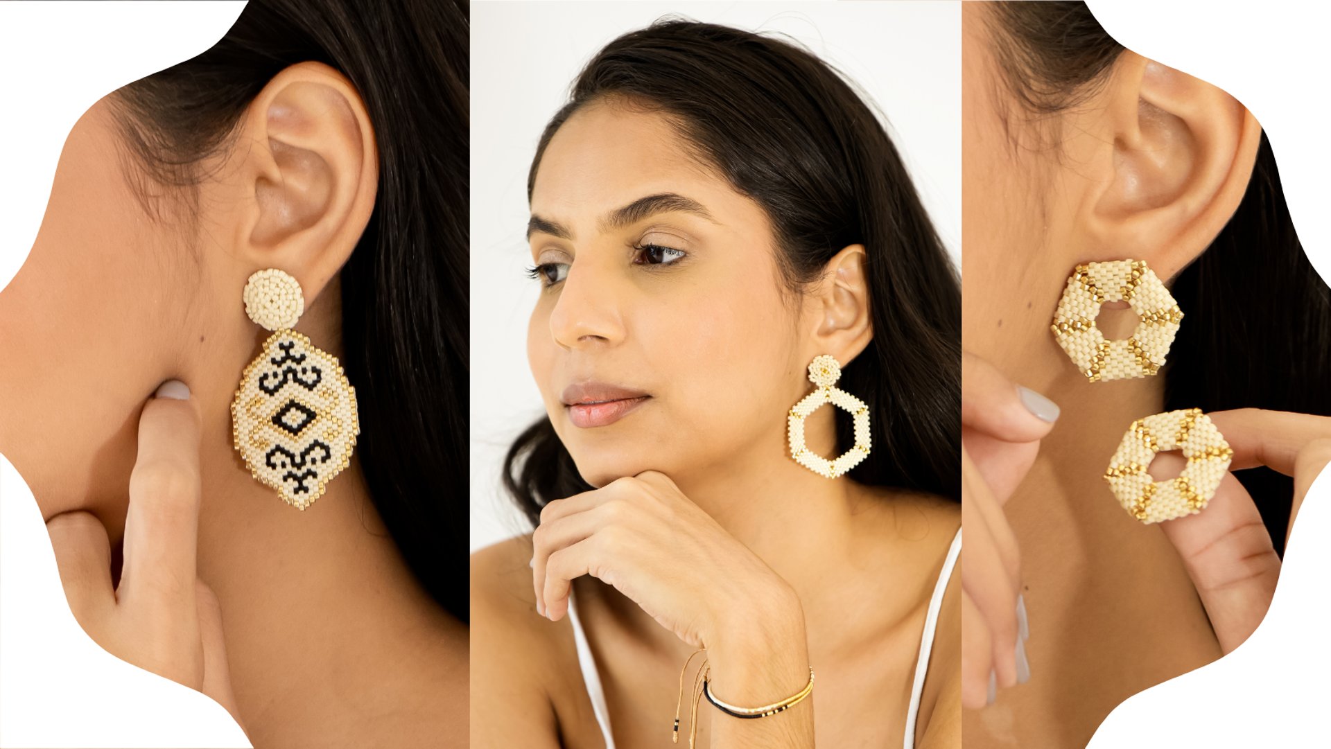 black and white bed linen