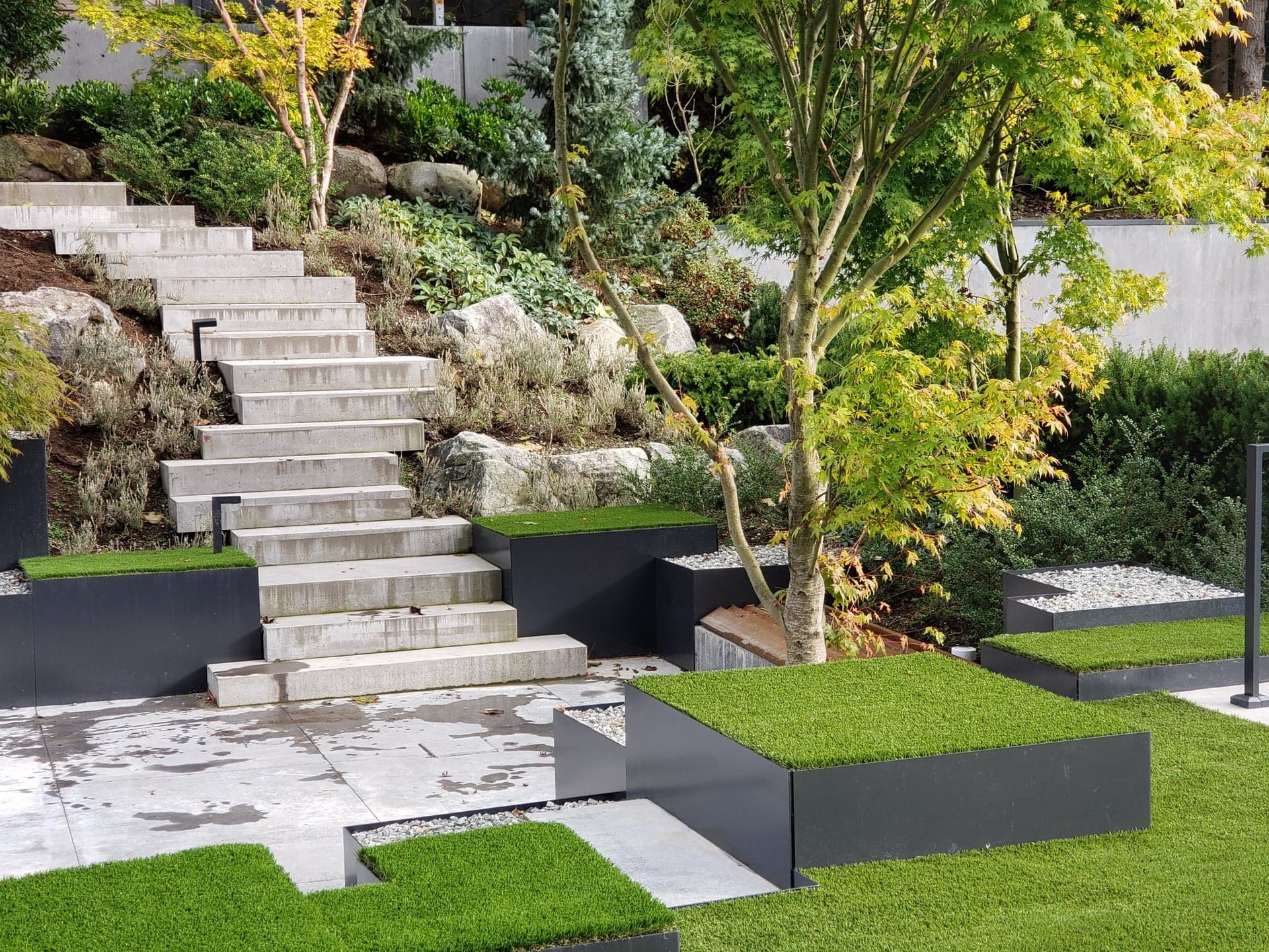 black and brown leather padded tub sofa