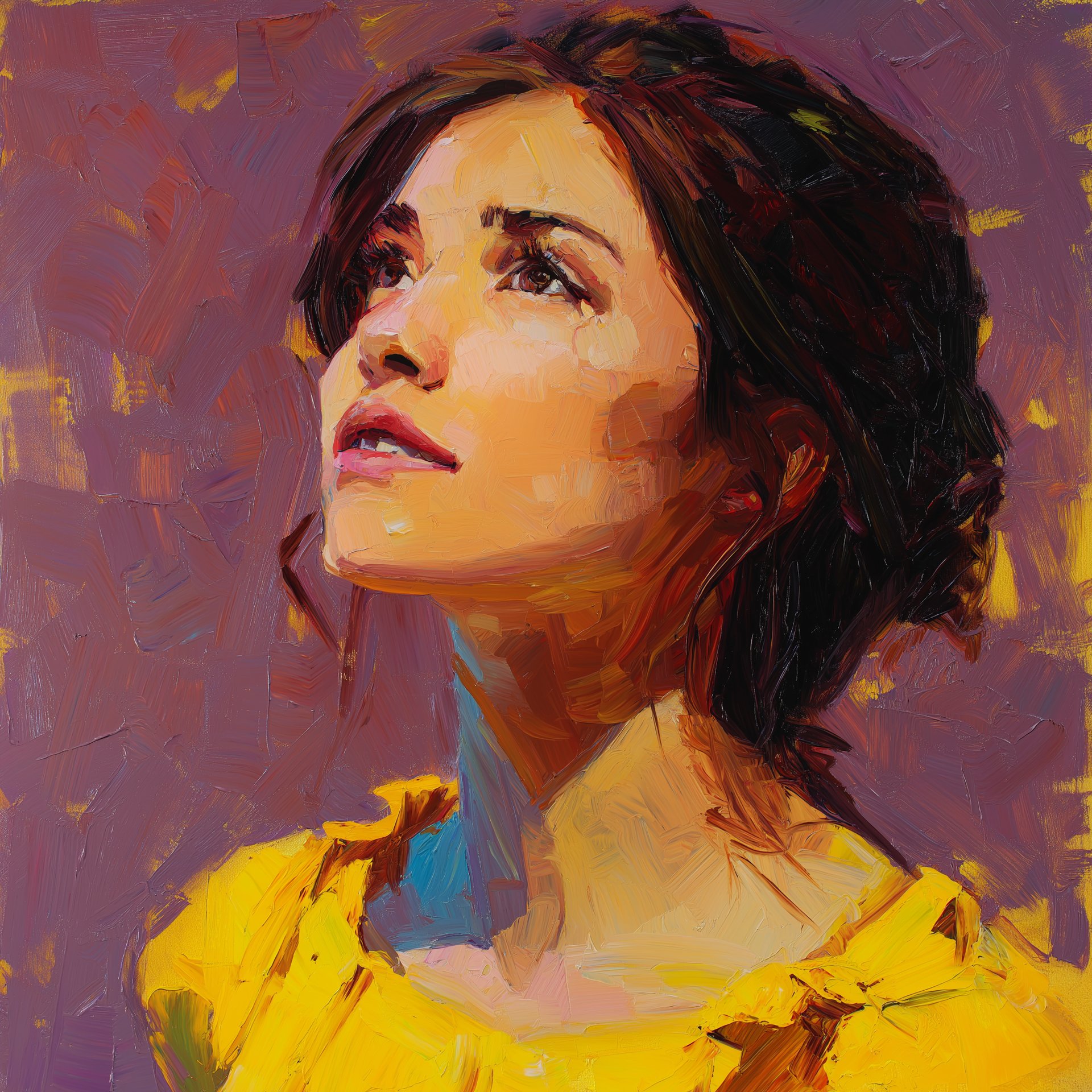 woman holding dried flower