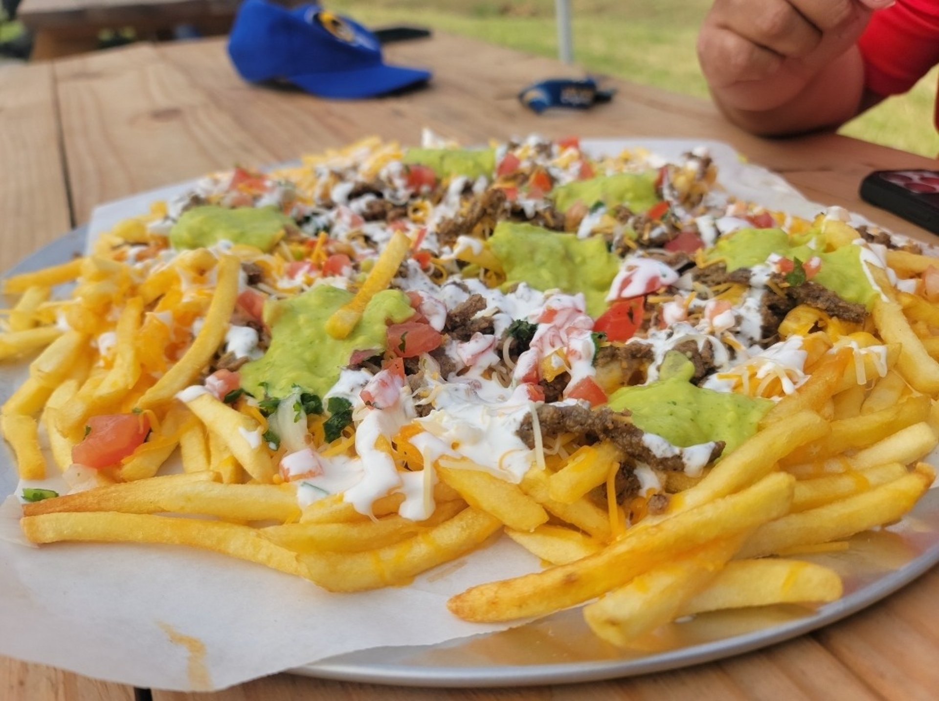 crazy fries with guac
