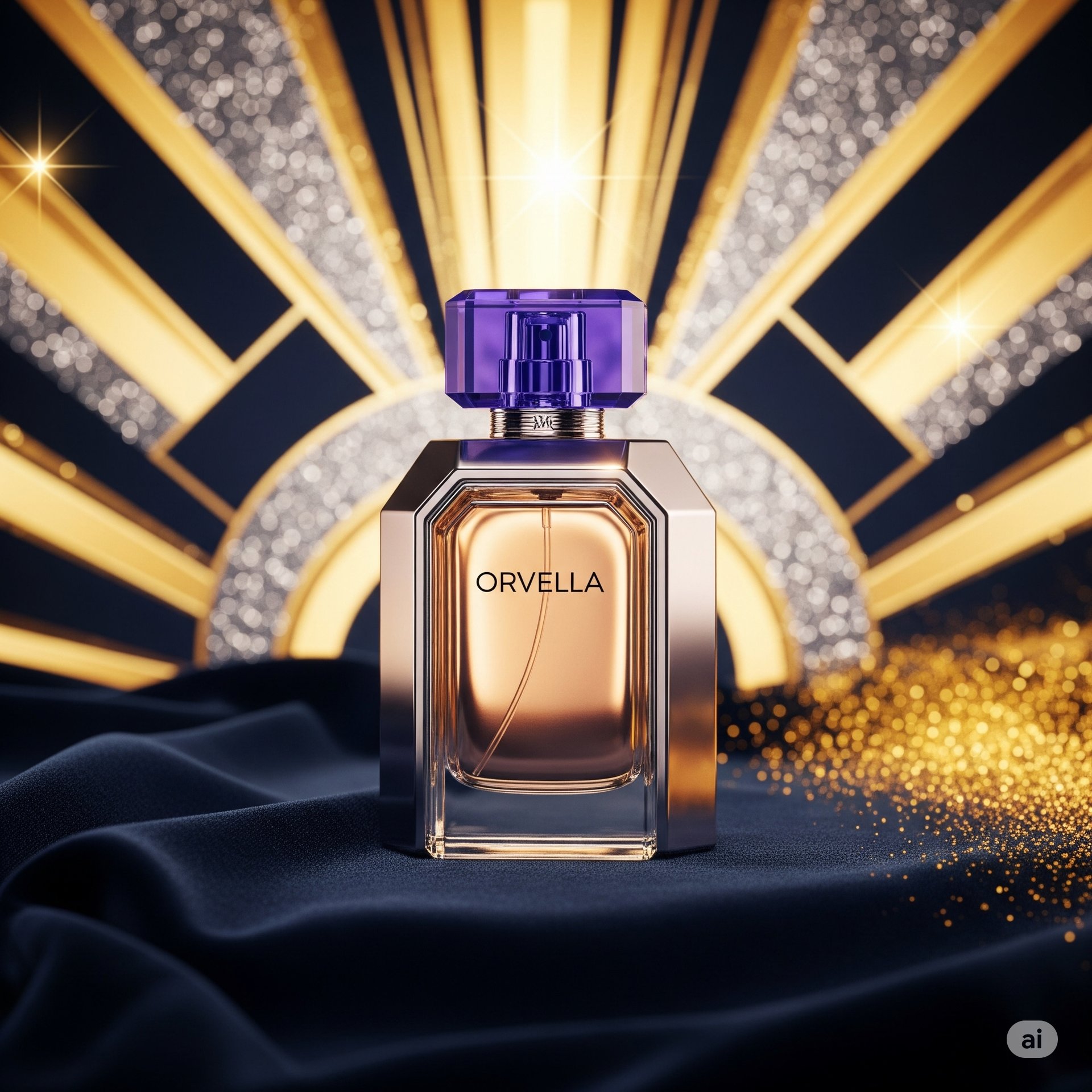 a blurry blue background with a white border