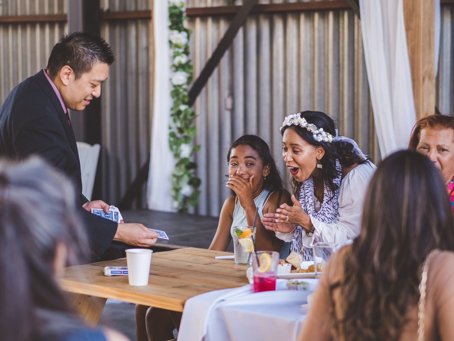 an abstract photo of a curved building with a blue sky in the background