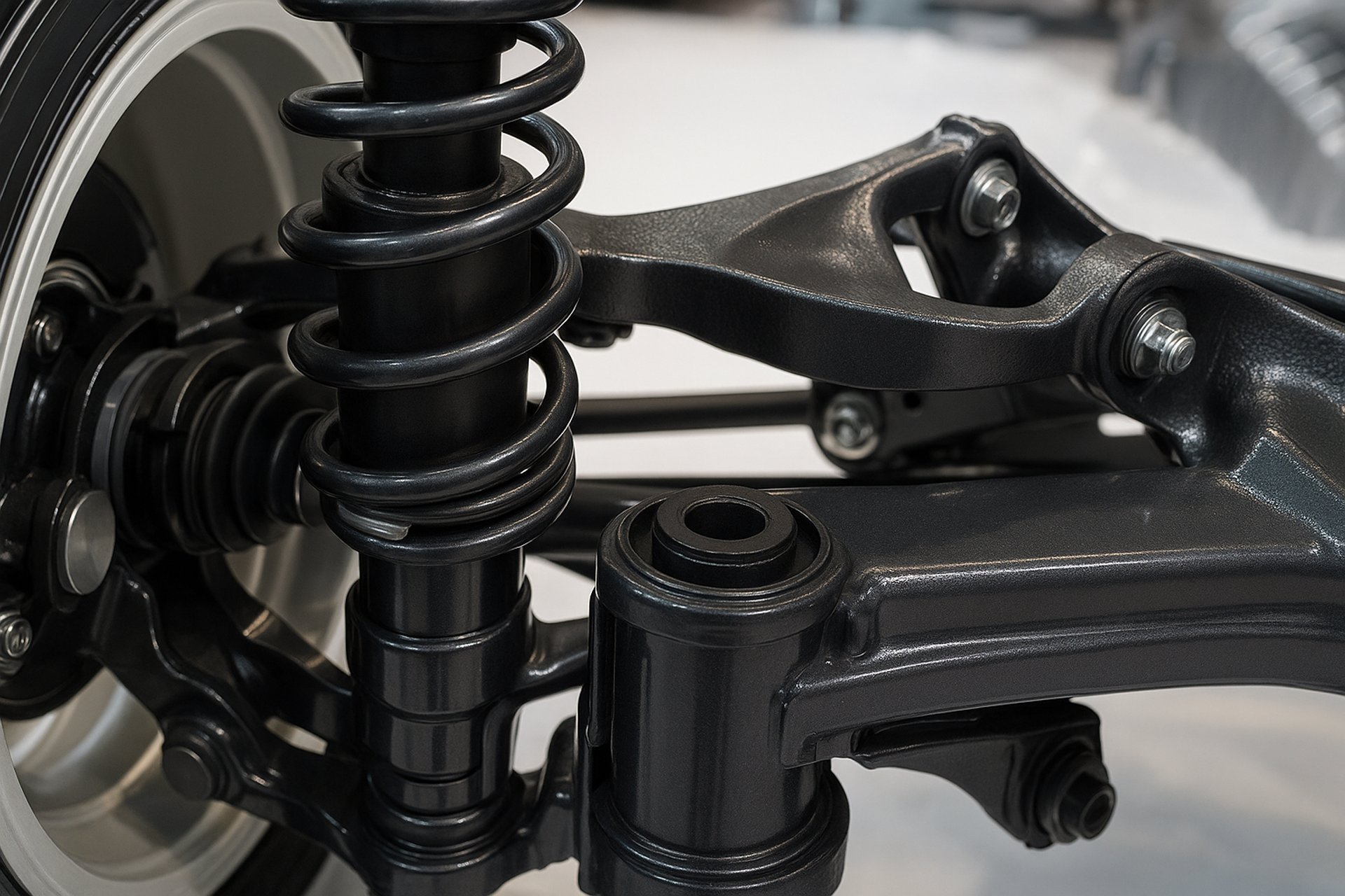 black and brown leather padded tub sofa