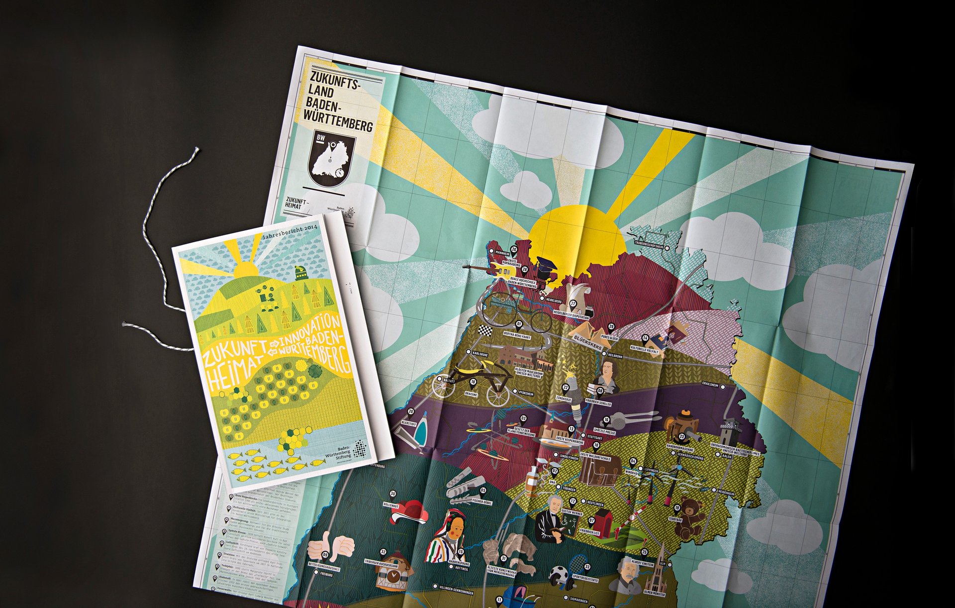 black blue and yellow textile