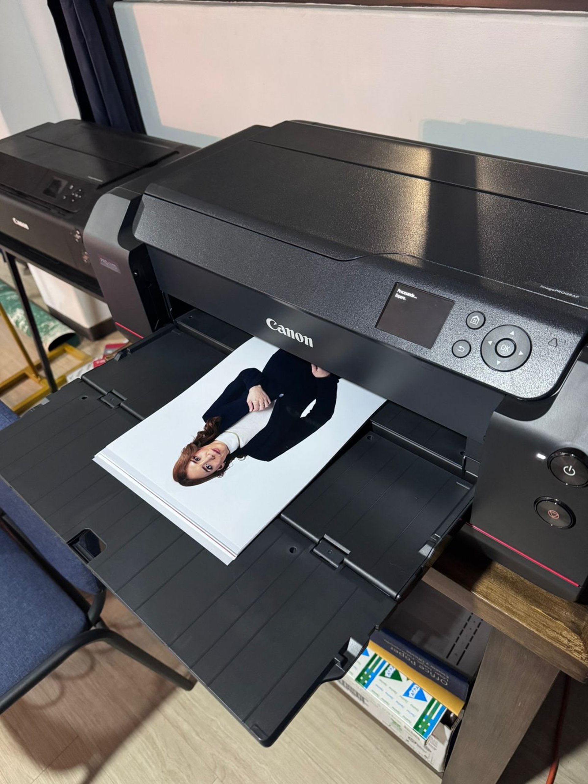 a large machine with a lot of papers on it