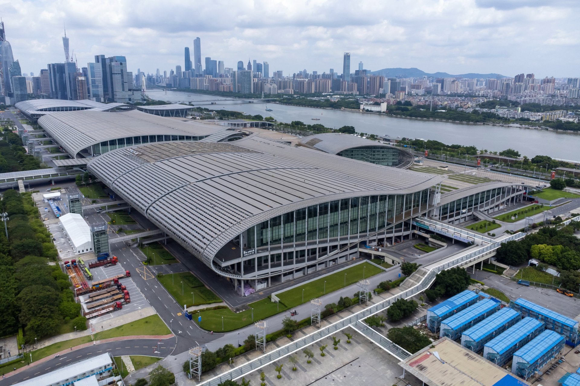 Aerial view of the Canton Fair Complex