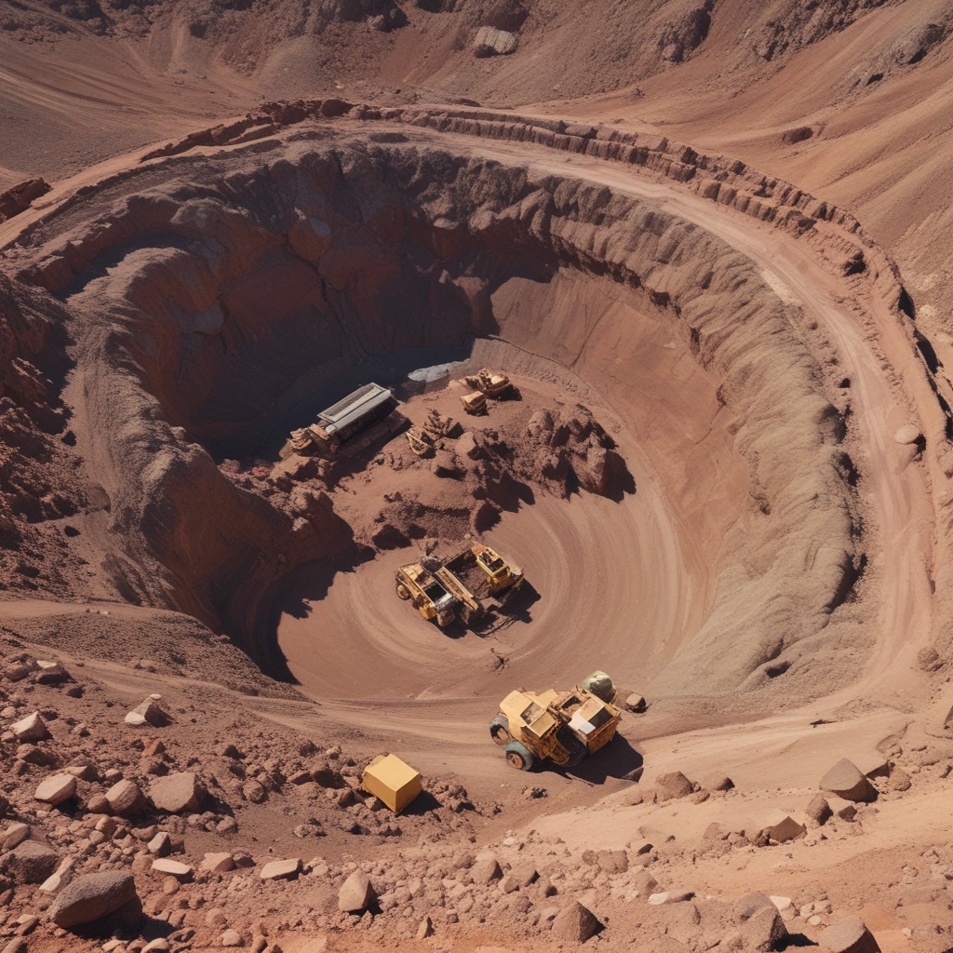 an abstract photo of a curved building with a blue sky in the background