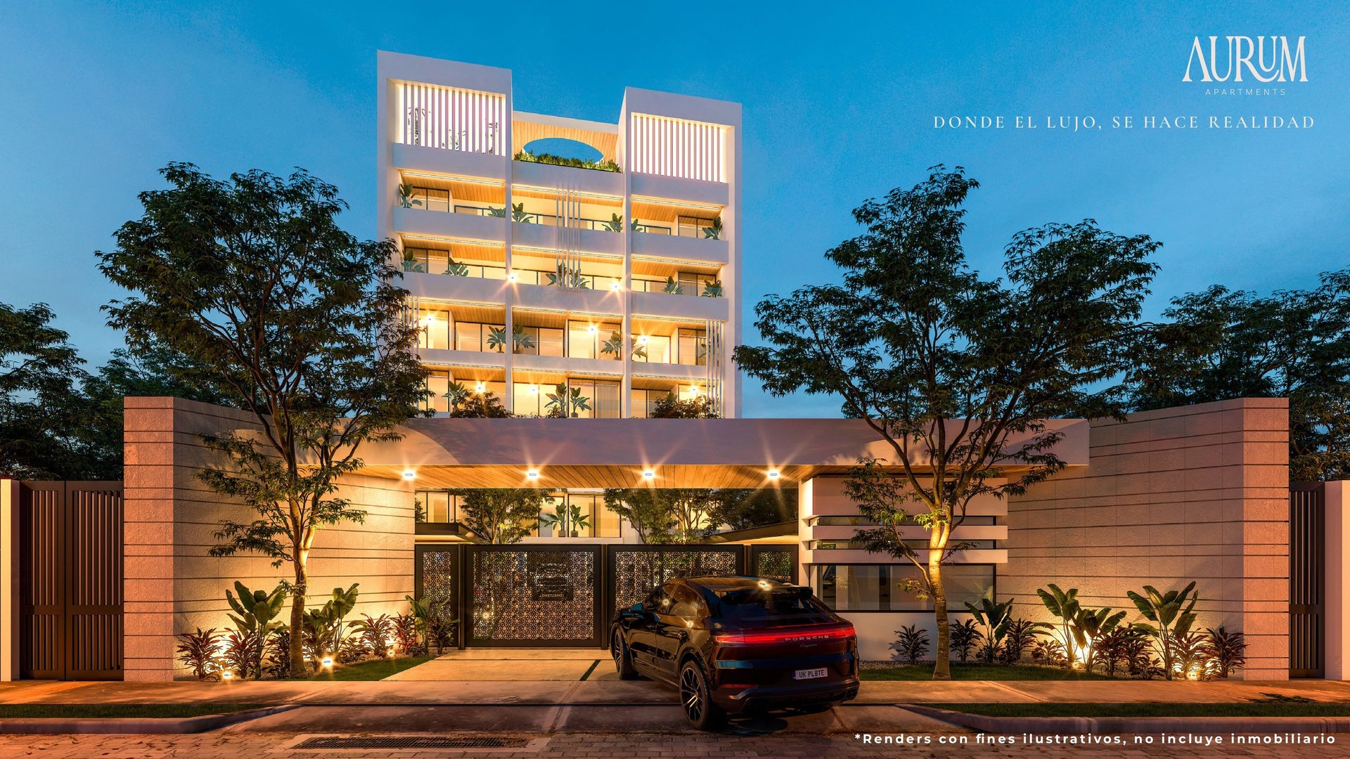 an abstract photo of a curved building with a blue sky in the background