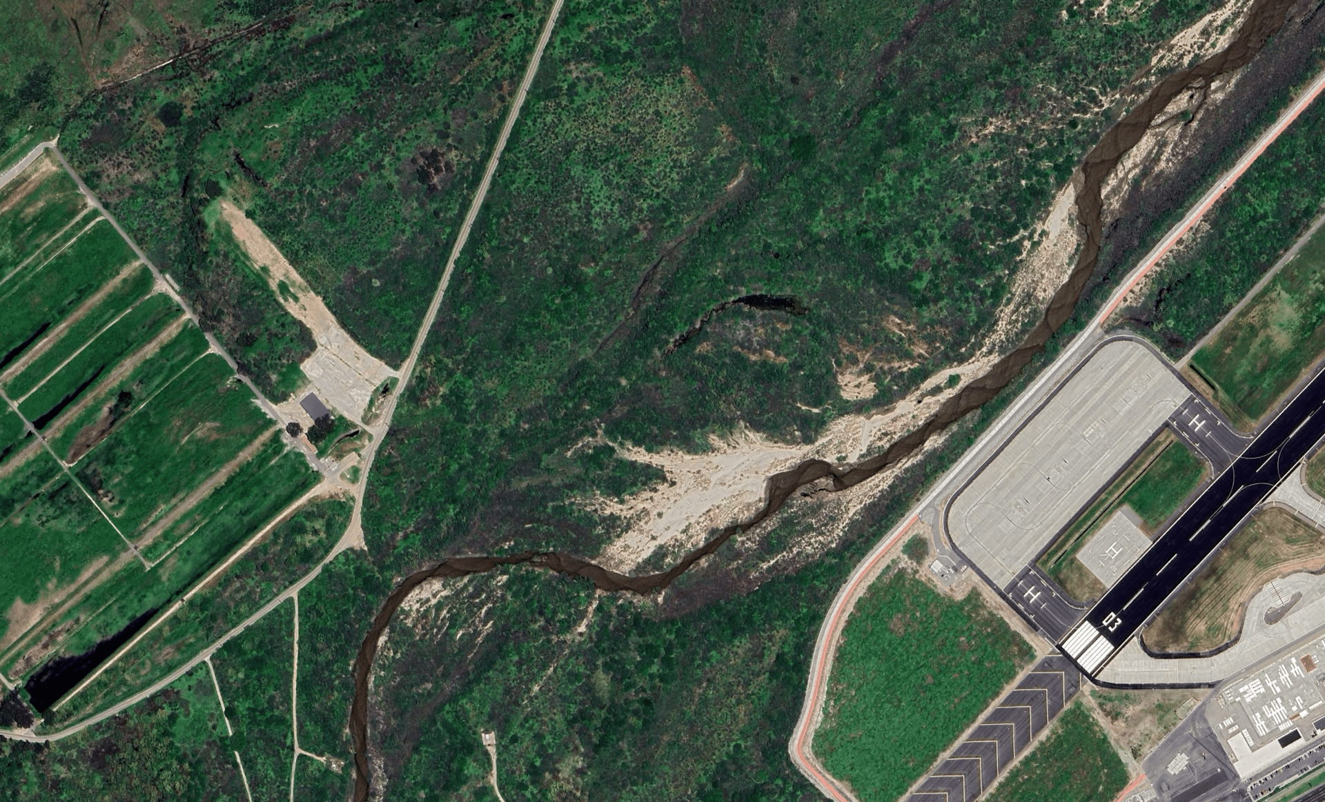 top view of cars on road surrounded by trees