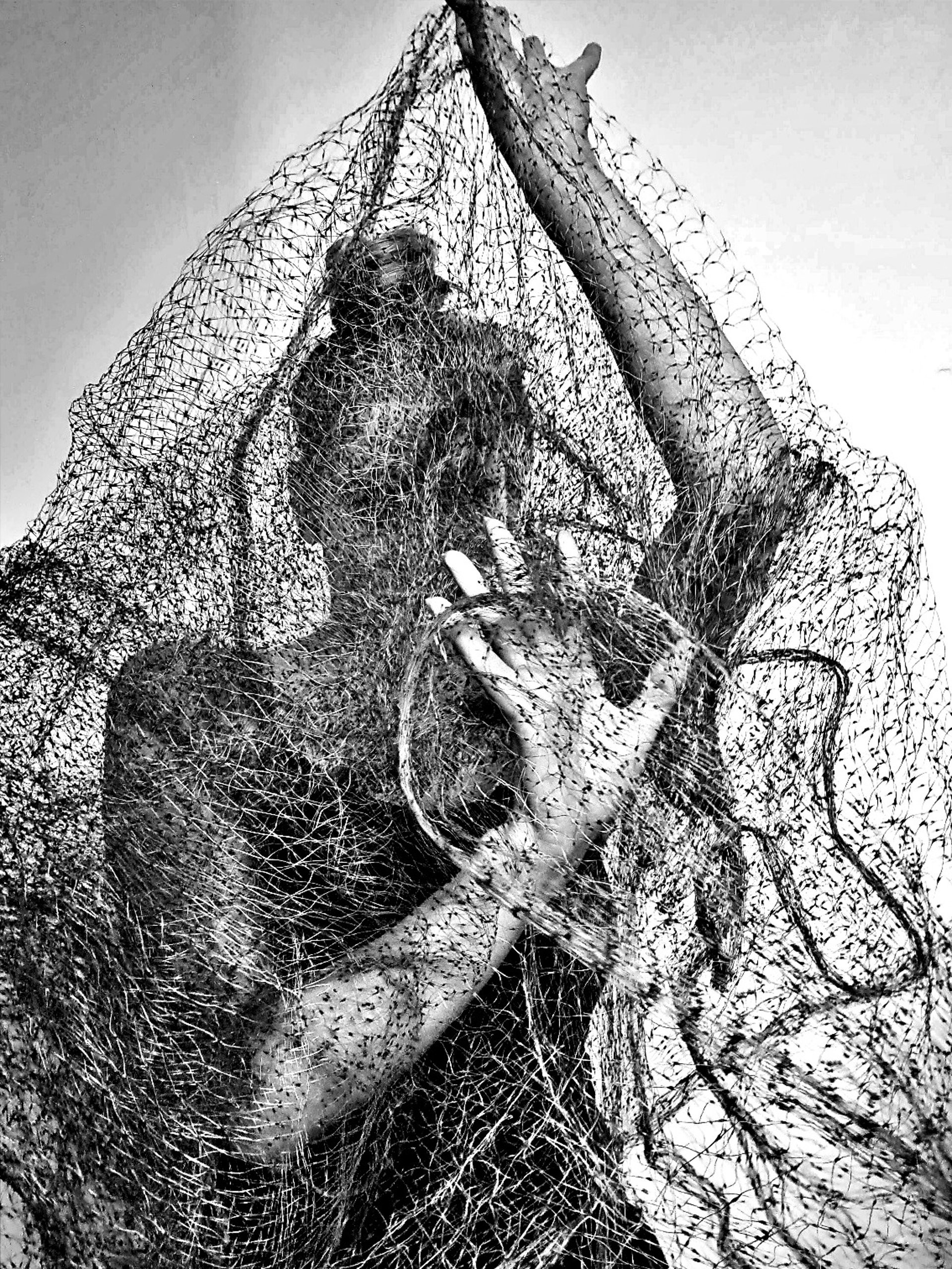 black and white bed linen