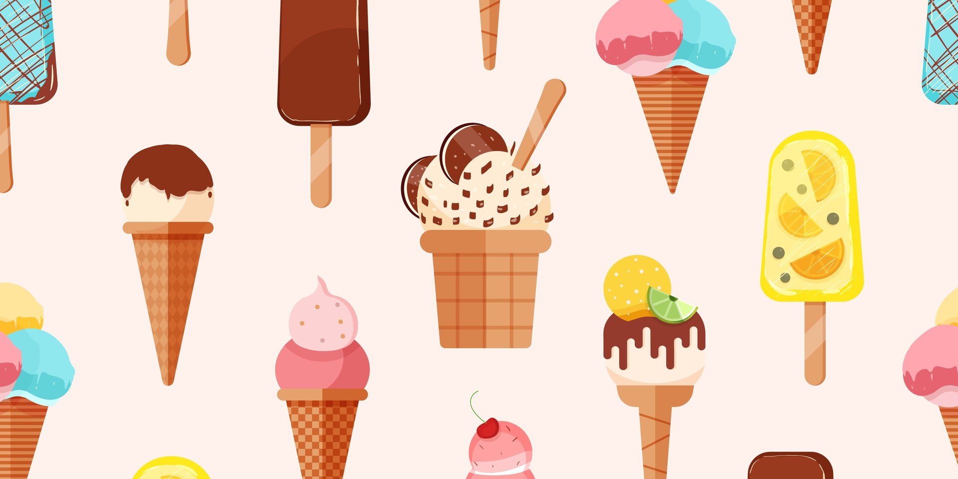 woman holding green ice cream