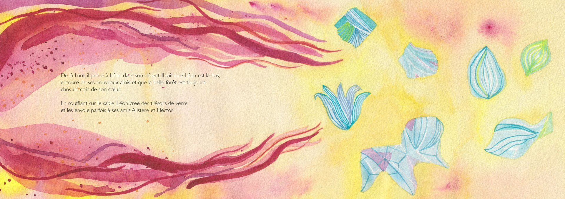 album jeunesse aquarelle