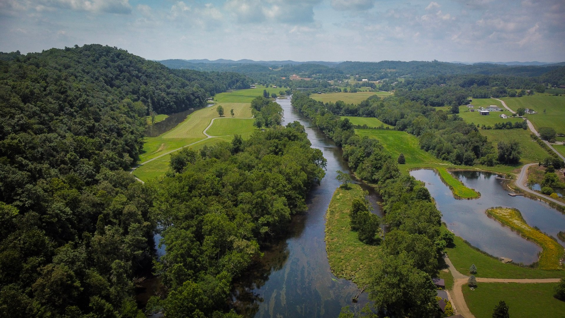 The beautiful South Holston River in July.