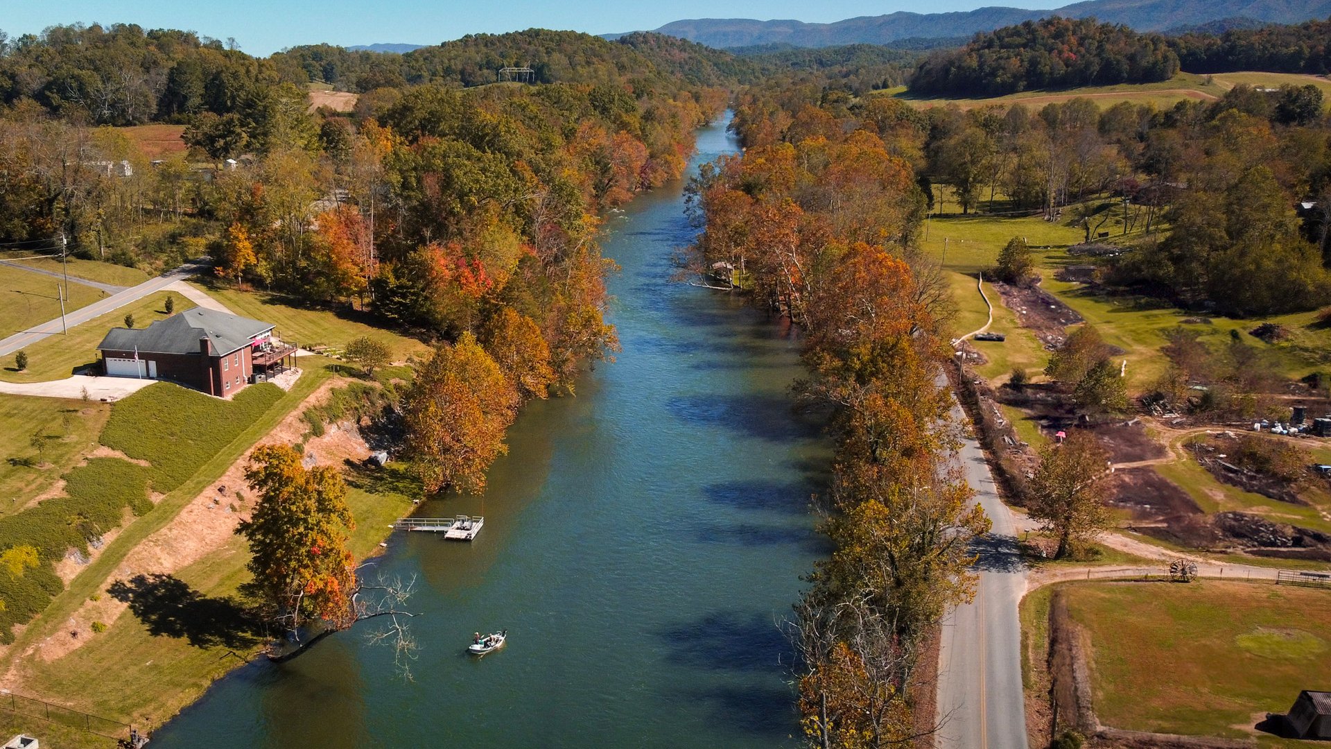 The South Holston River in Bristol Tennessee.