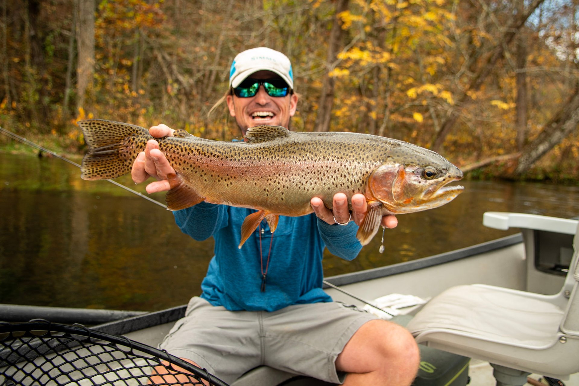 Big rainbow trout on the South Holston River.