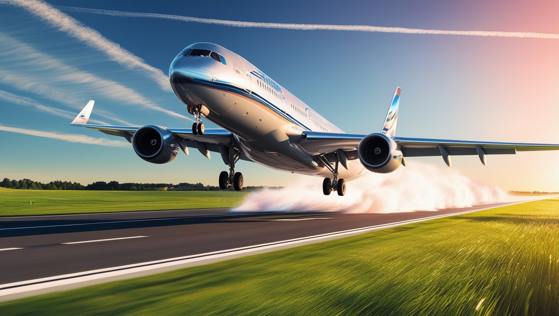 blue and white airplane on airport during daytime