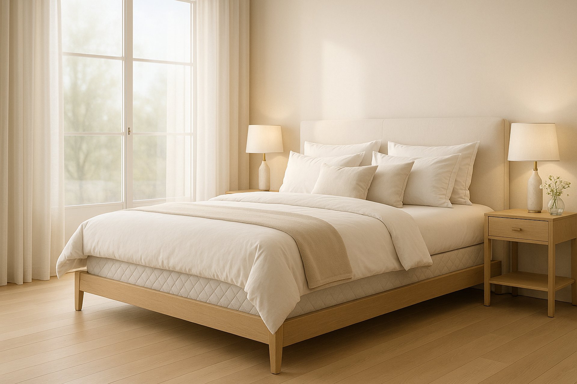 black and white bed linen