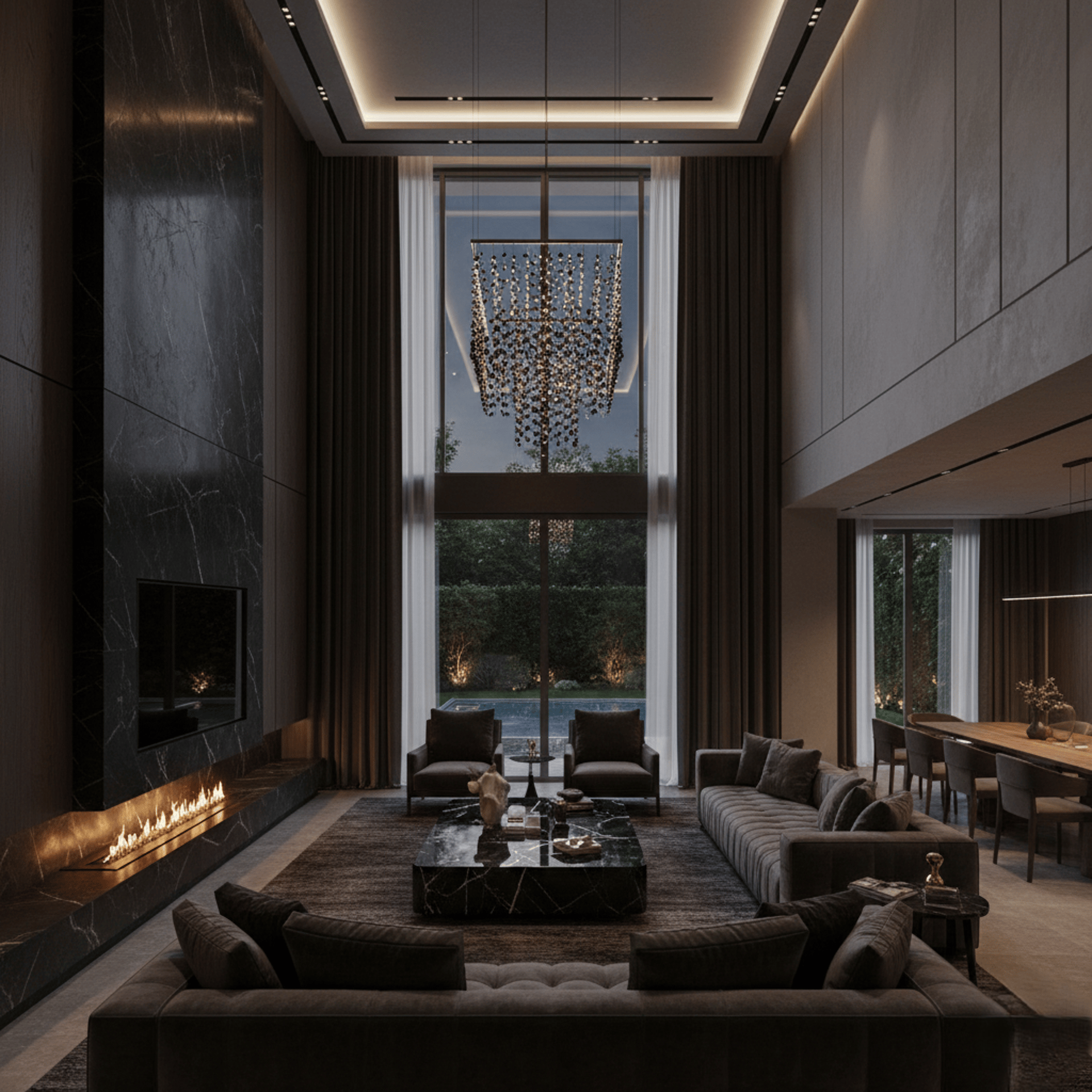 white wooden coffee table near white sofa