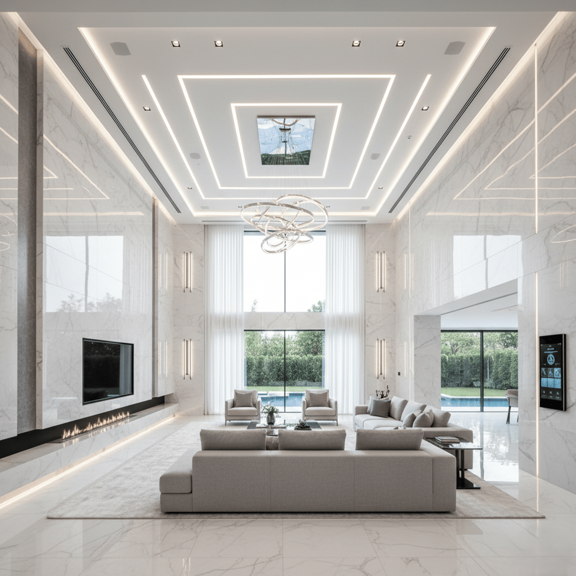 white wooden coffee table near white sofa