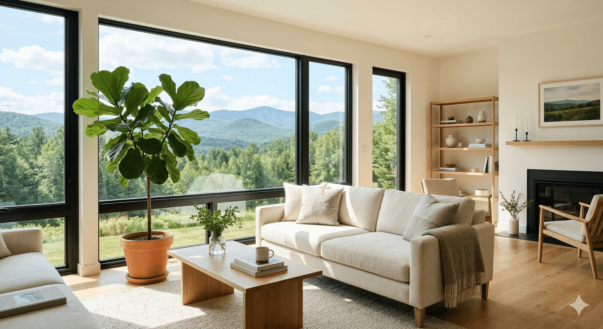 black and brown leather padded tub sofa