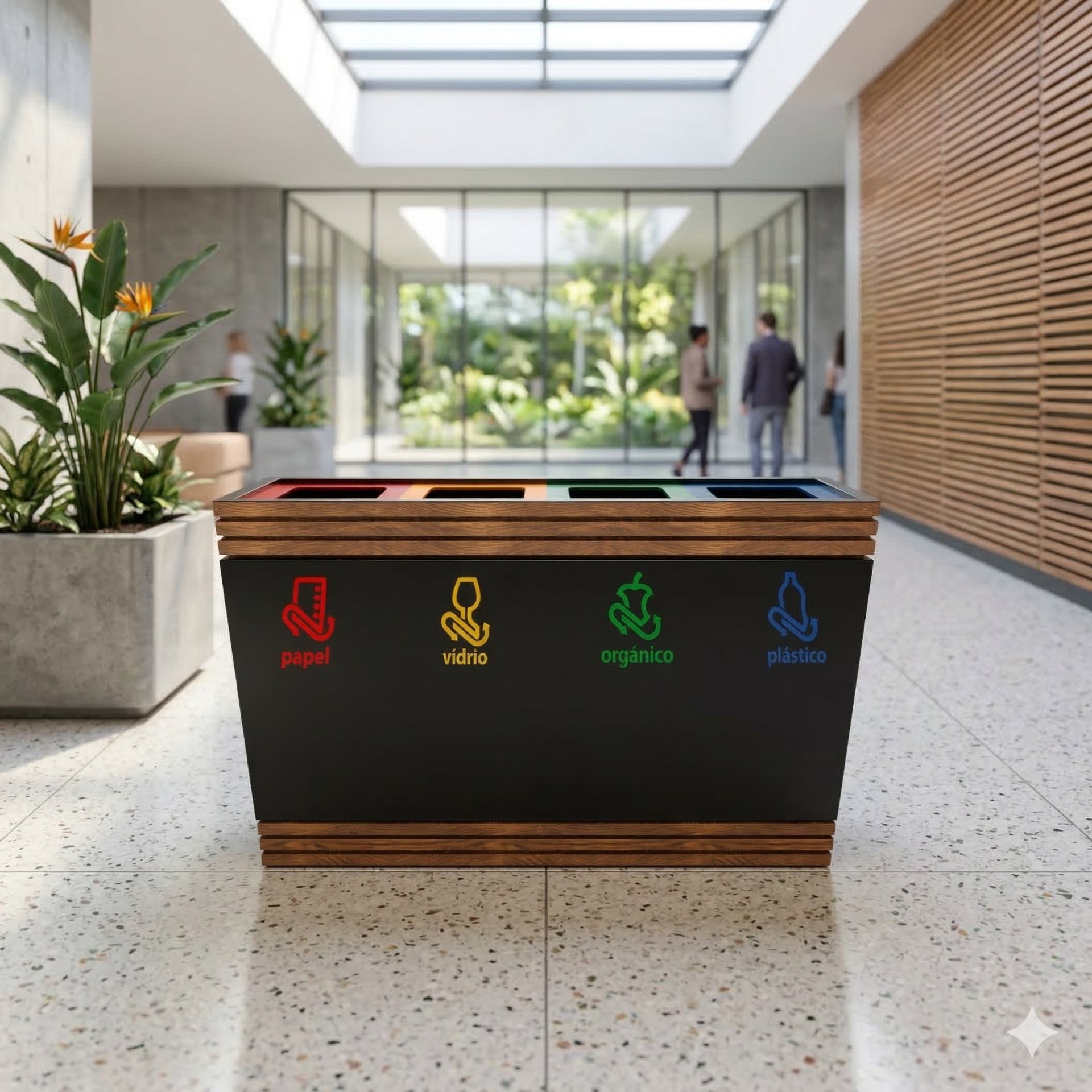 an abstract photo of a curved building with a blue sky in the background