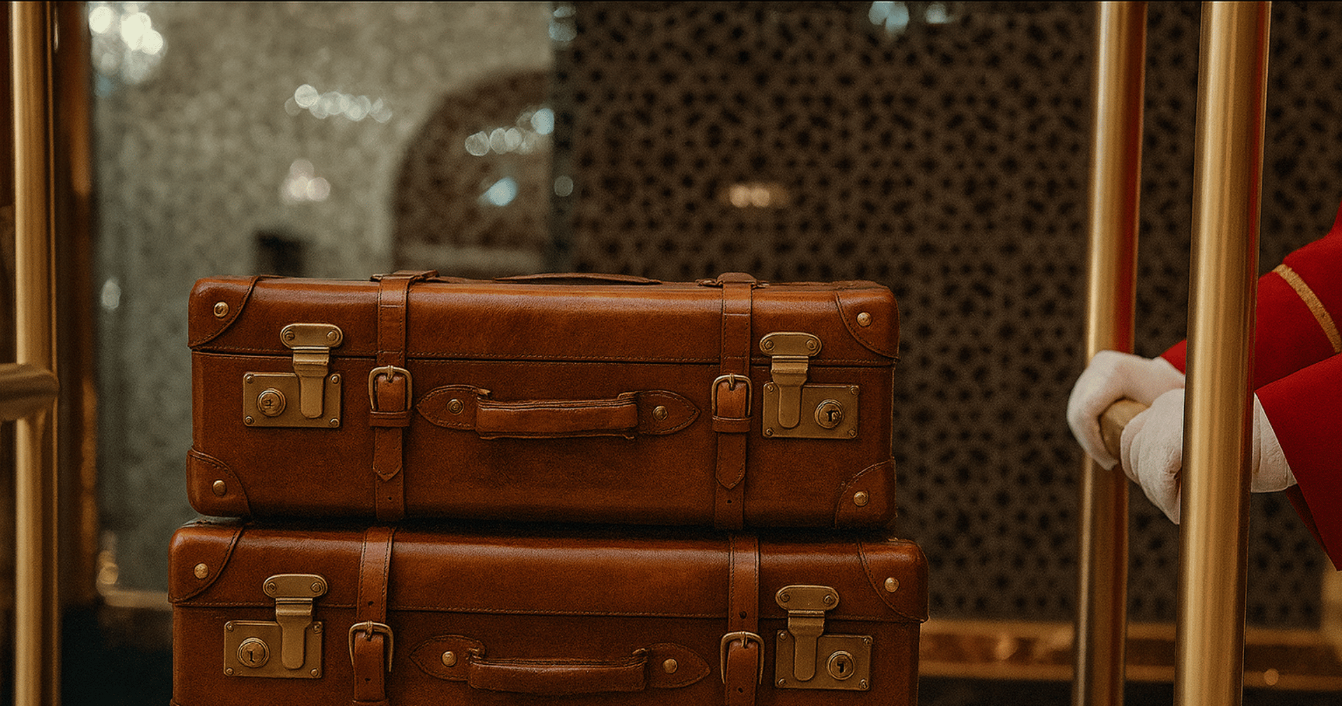 a group of suitcases sitting next to each other