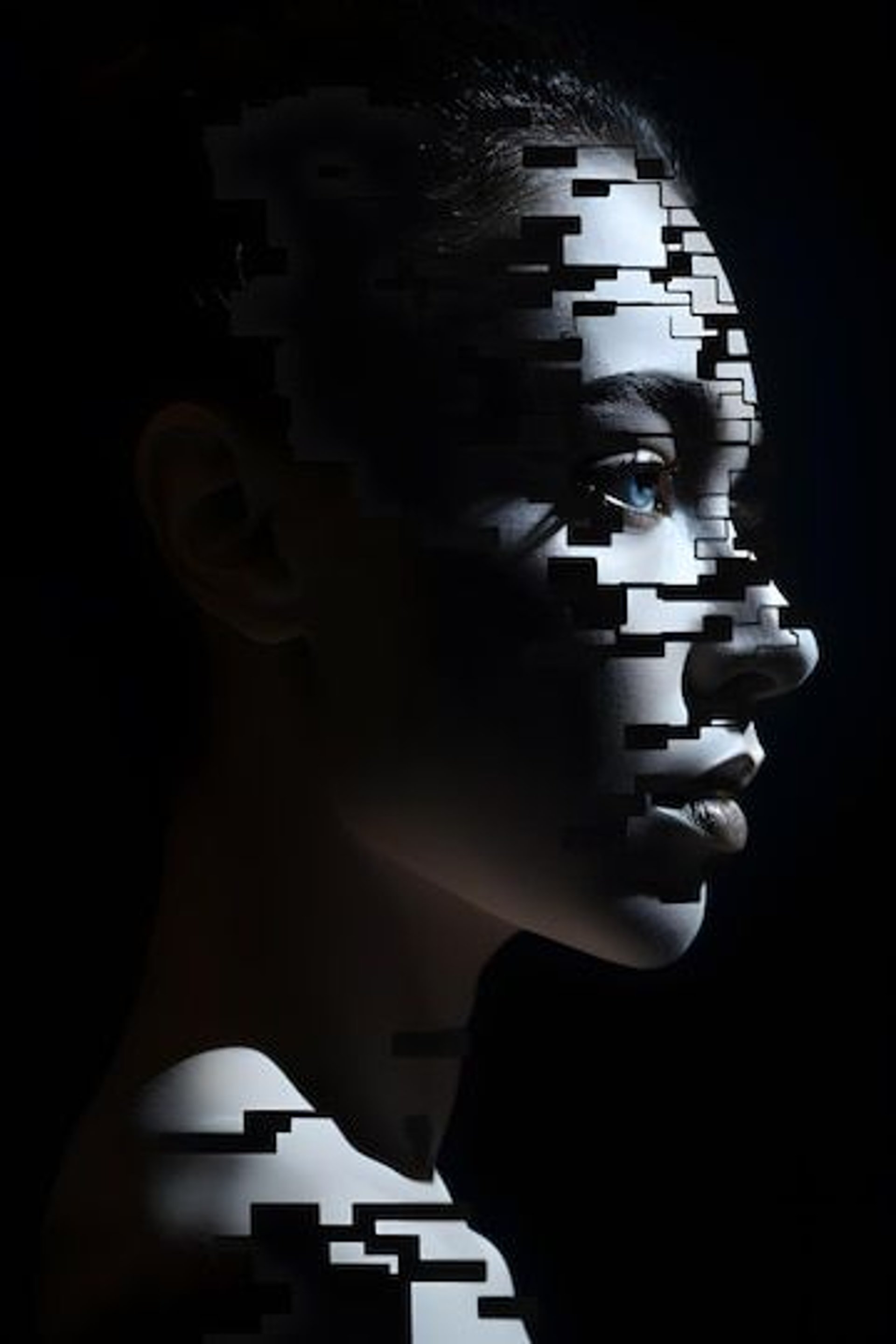 black and white bed linen