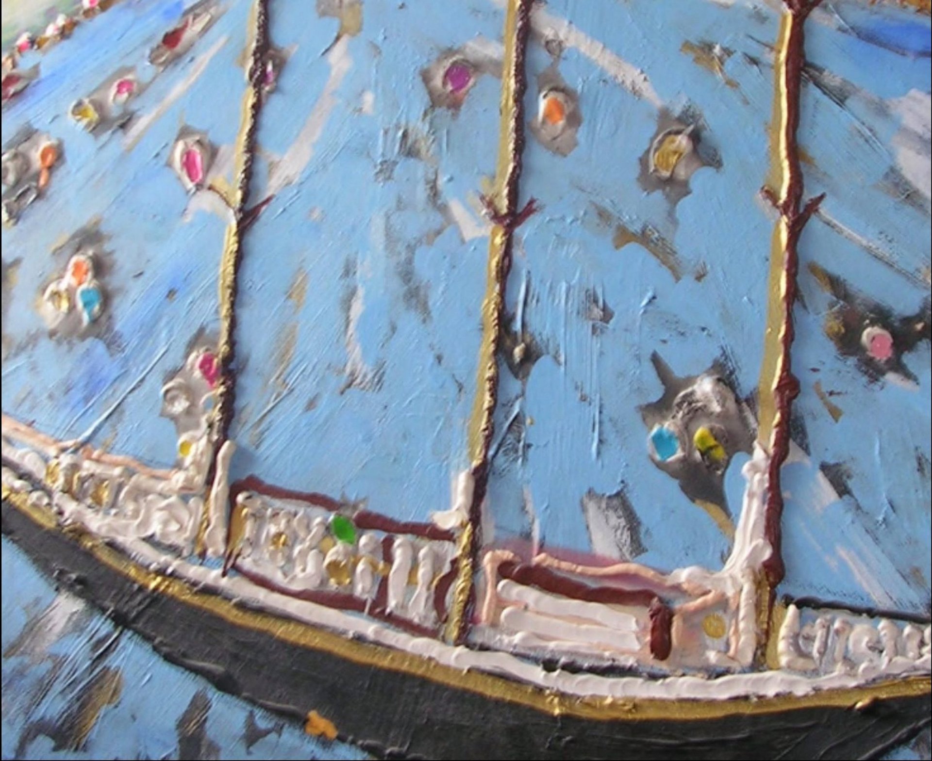 Iris Devote LITTARDI © - "Omnia Vincit Amor" 2002 - huile sur toile