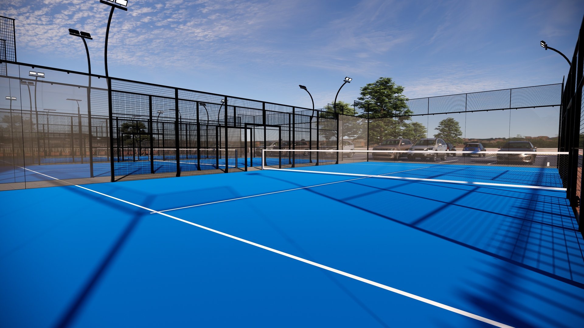 Padel courts