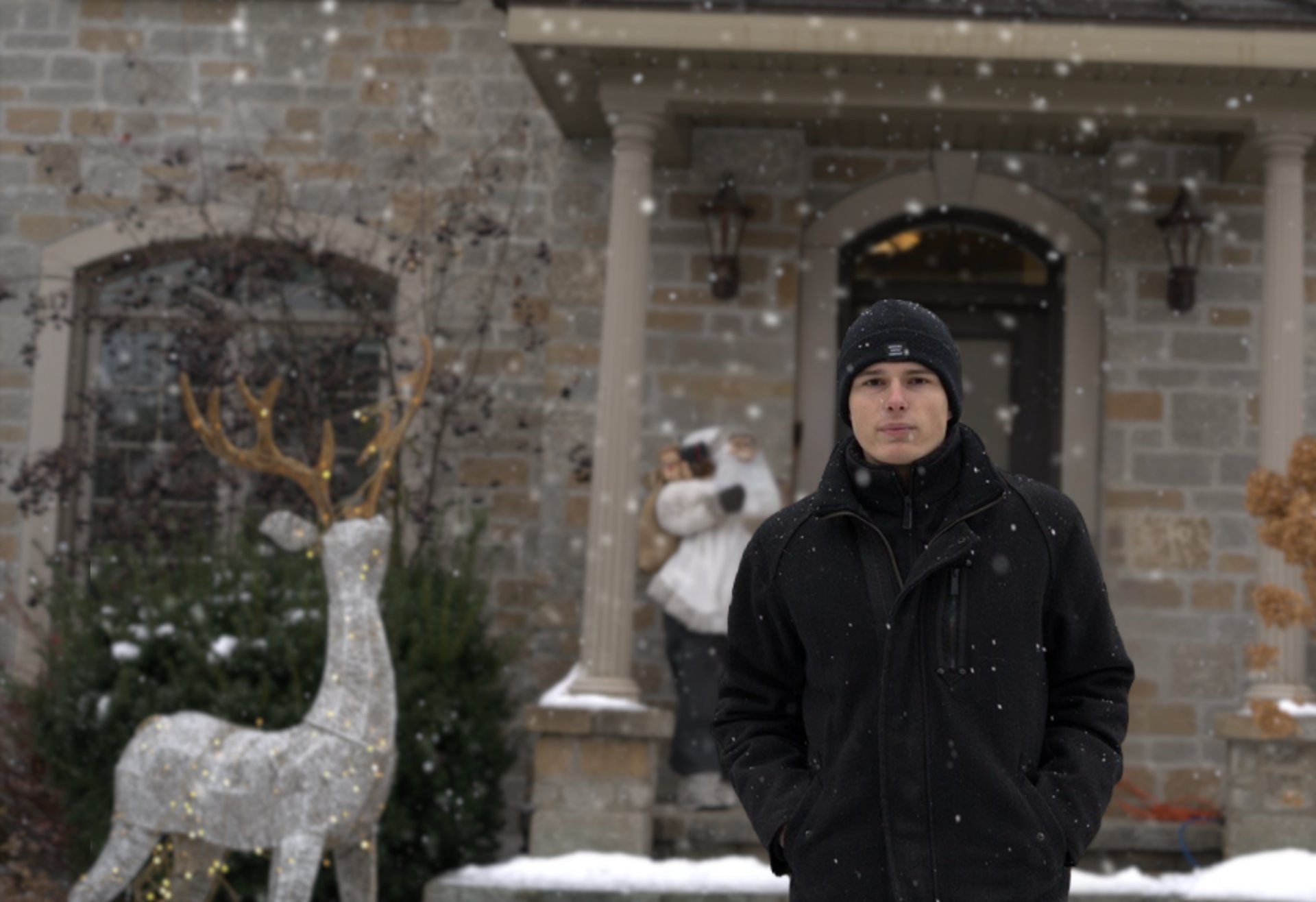 black blue and yellow textile