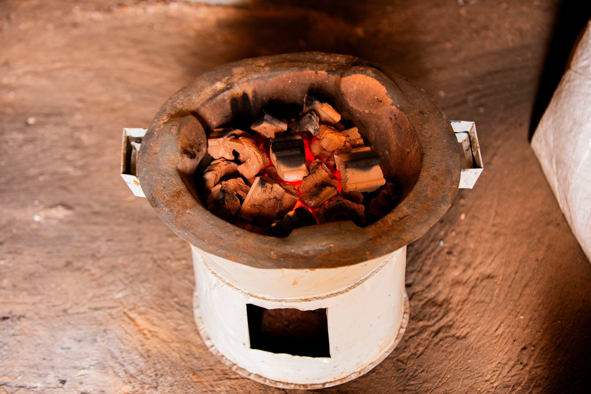 black and brown leather padded tub sofa