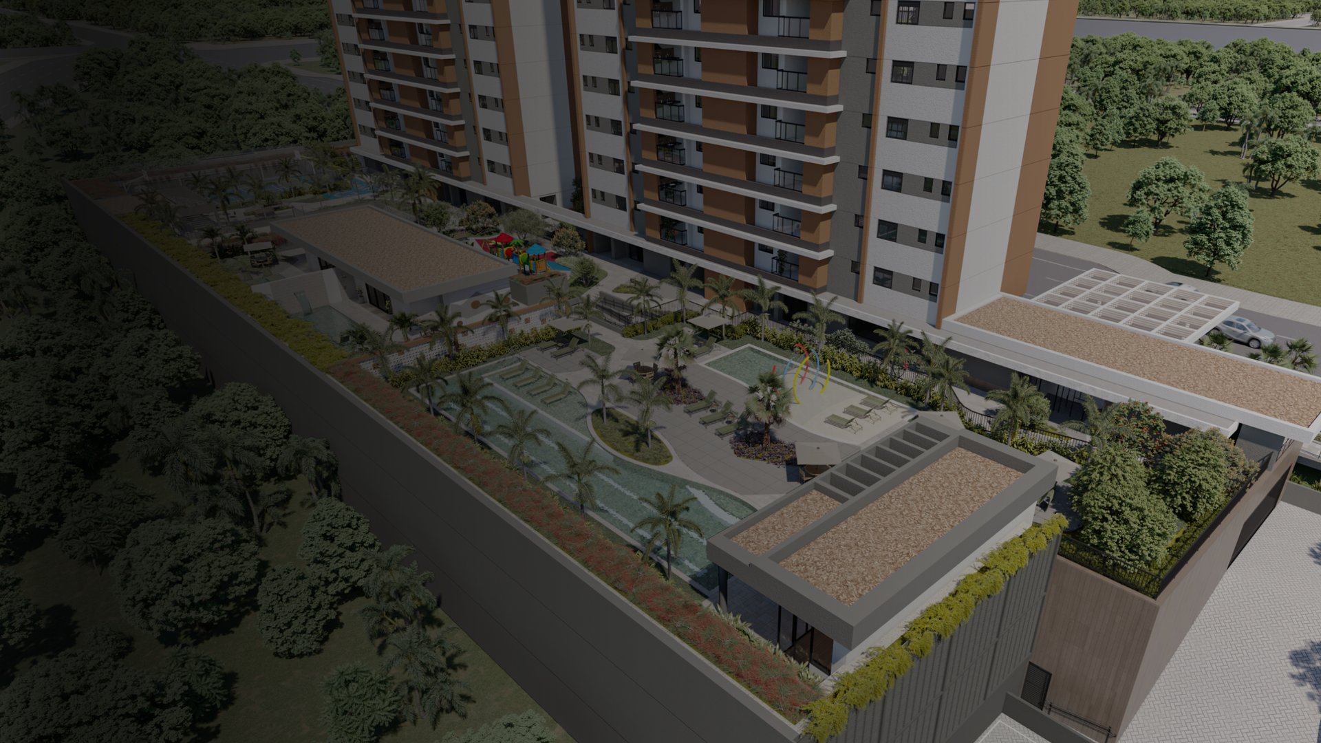 white and red wooden house miniature on brown table